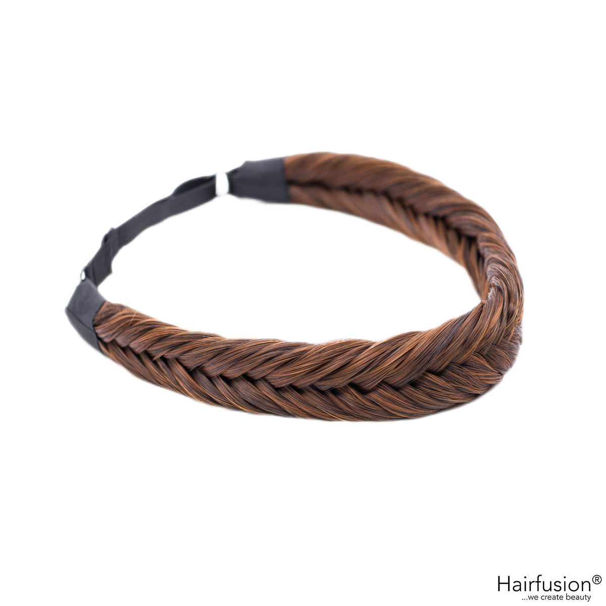 AA - Geflochtenes Haarband in Fischgrätenoptik - aus Hochwertigen Kunsthaar von HAIRFUSION