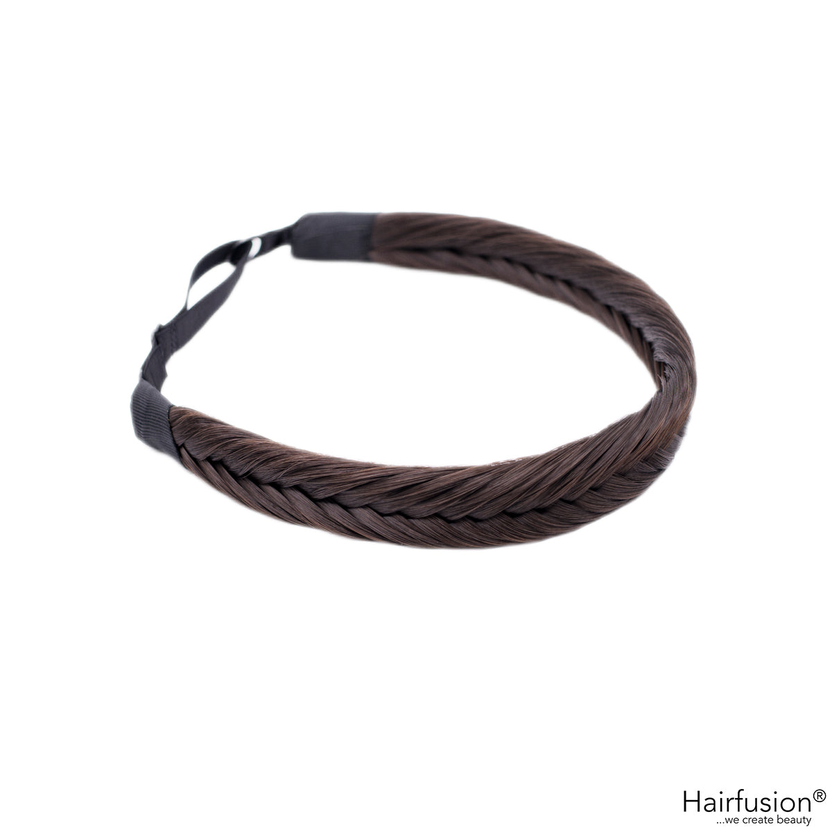 AA - Geflochtenes Haarband in Fischgrätenoptik - aus Hochwertigen Kunsthaar von HAIRFUSION