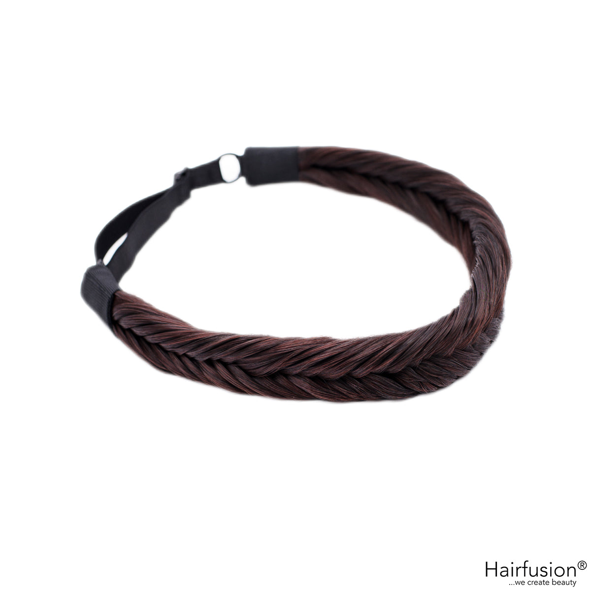 AA - Geflochtenes Haarband in Fischgrätenoptik - aus Hochwertigen Kunsthaar von HAIRFUSION