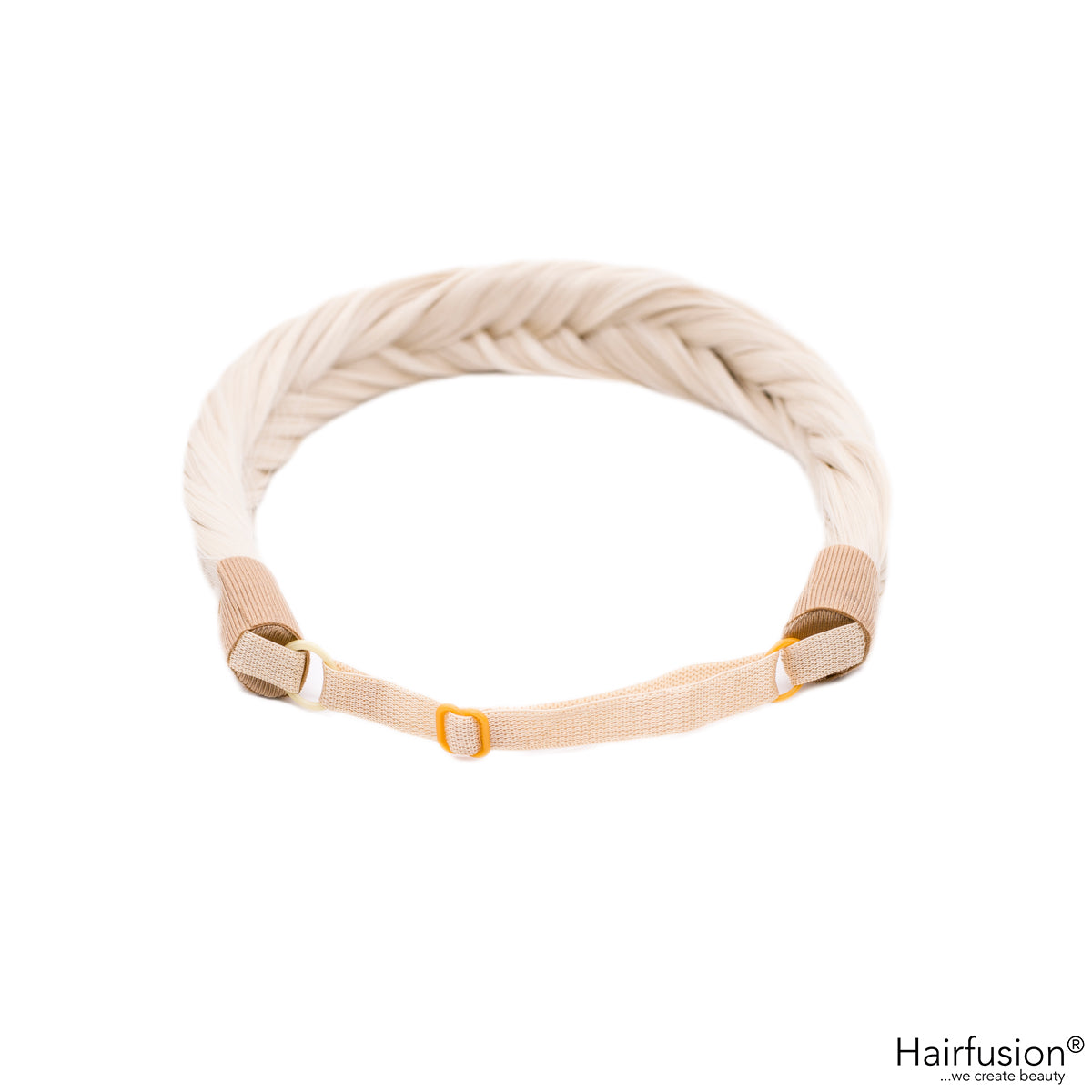 AA - Geflochtenes Haarband in Fischgrätenoptik - aus Hochwertigen Kunsthaar von HAIRFUSION