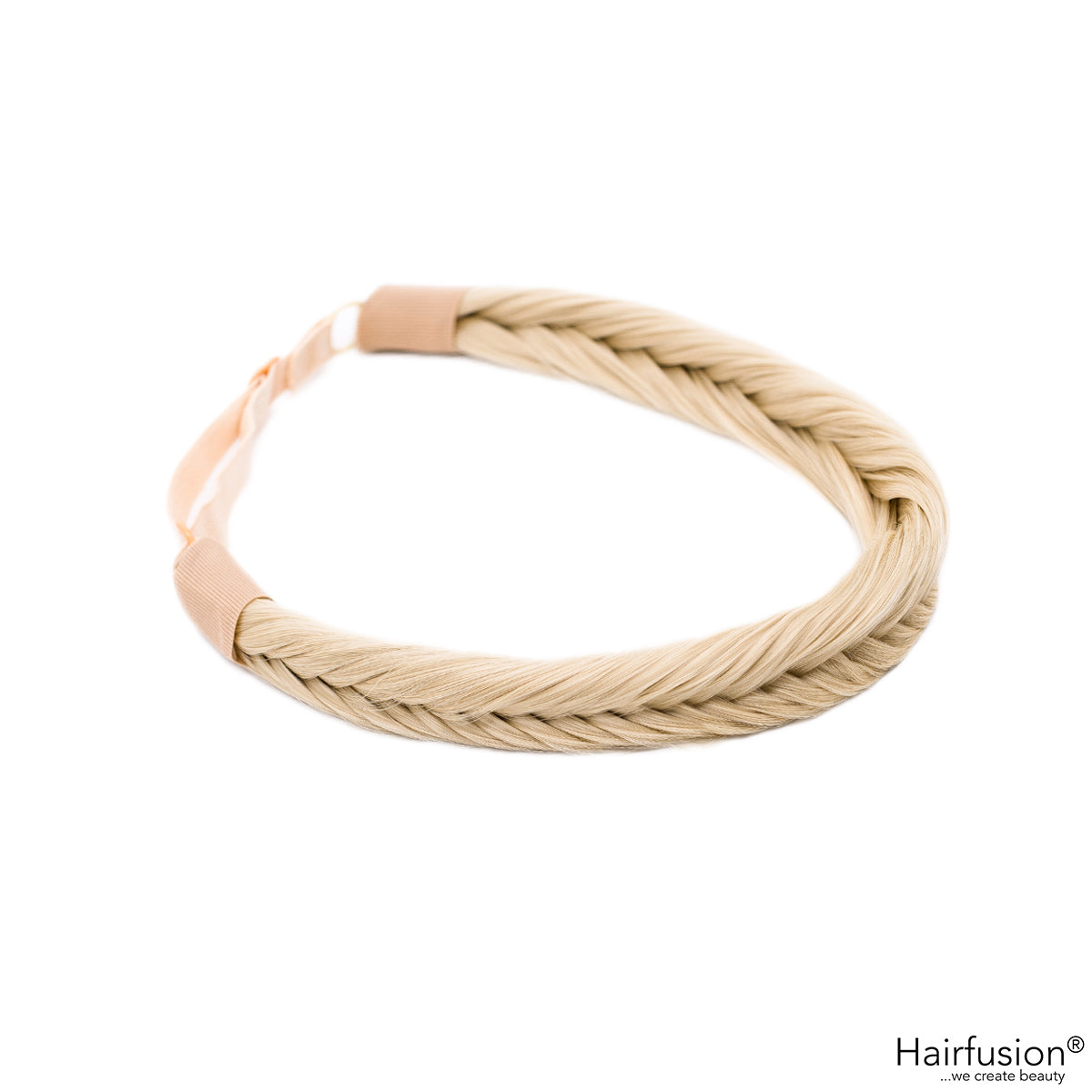 AA - Geflochtenes Haarband in Fischgrätenoptik - aus Hochwertigen Kunsthaar von HAIRFUSION
