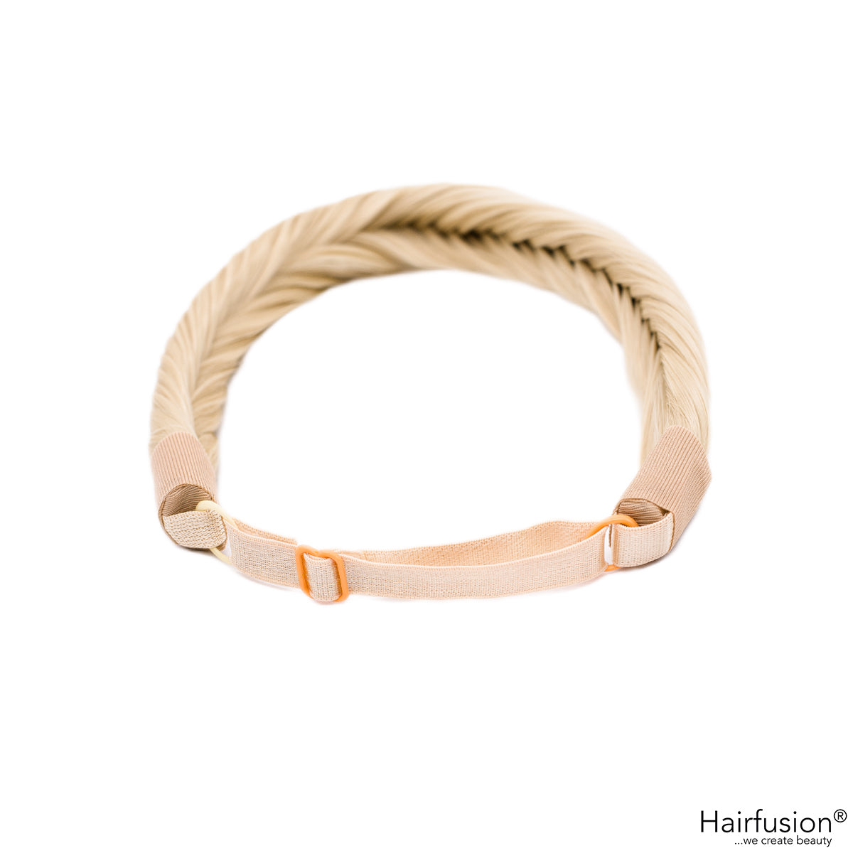AA - Geflochtenes Haarband in Fischgrätenoptik - aus Hochwertigen Kunsthaar von HAIRFUSION