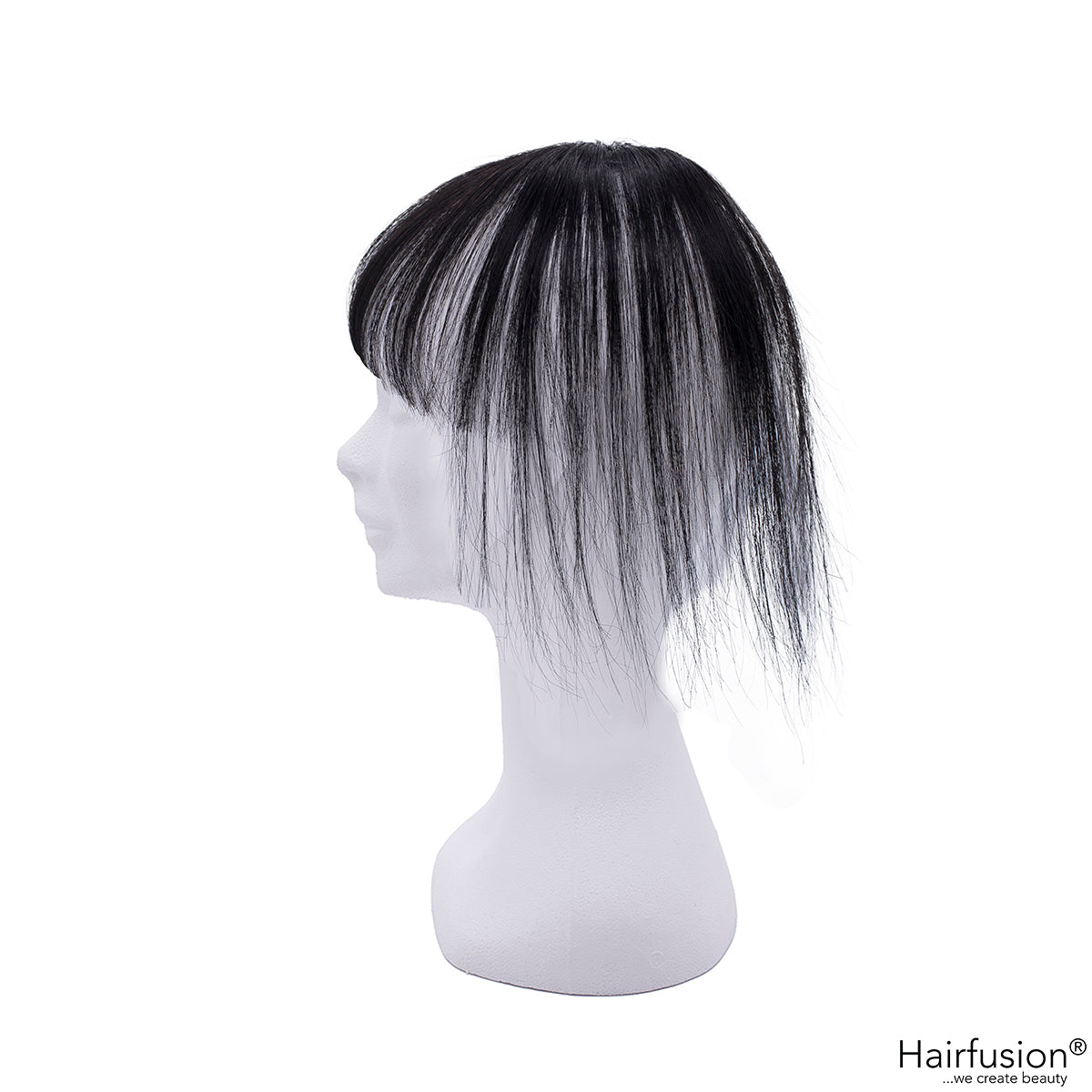 Oberkopf Haarteil mit Pony - ultra light - zum Einclippen - Länge 20 cm Haarmenge 10 g