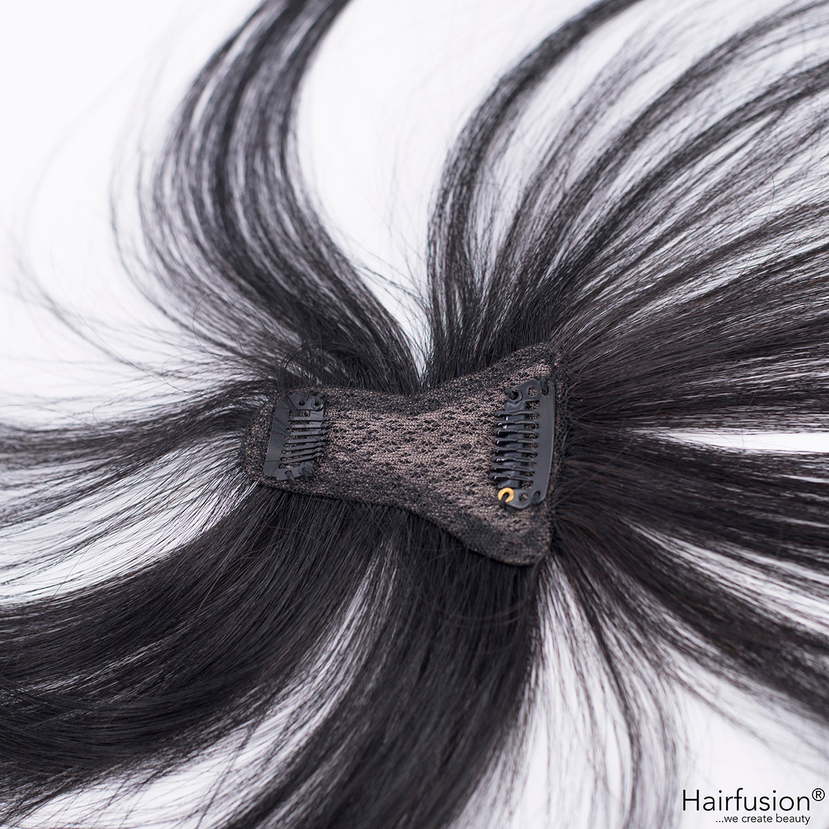 Oberkopf Haarteil mit Pony - ultra light - zum Einclippen - Länge 20 cm Haarmenge 10 g