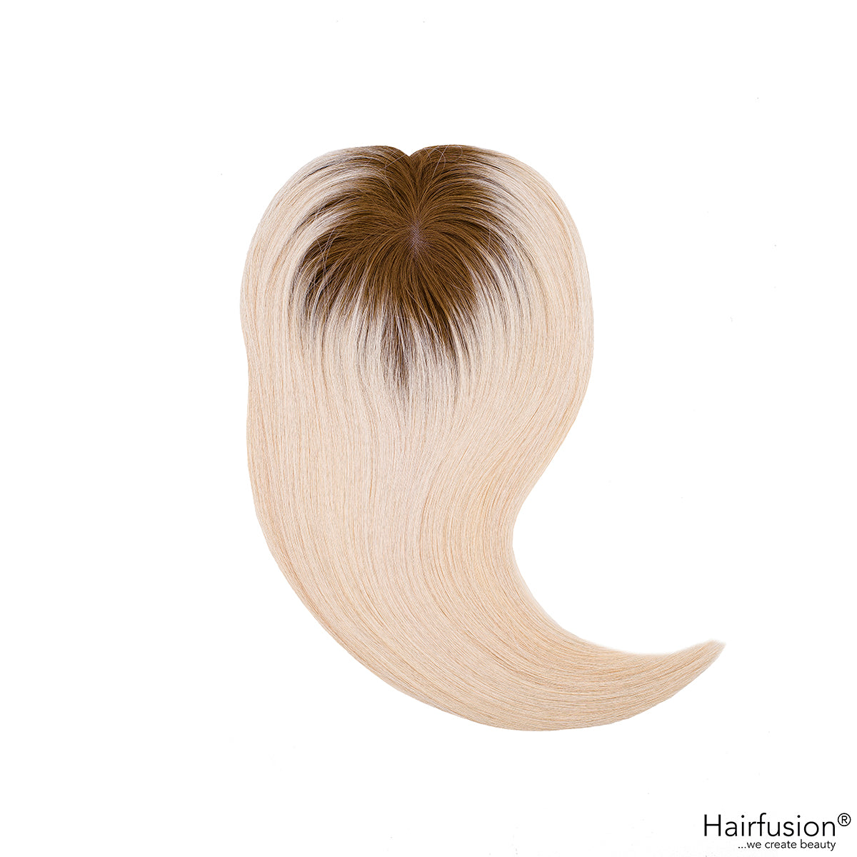 Oberkopf Haarteil - Silk Topper - zum Einclippen - Länge 40 cm Haarmenge 65 g