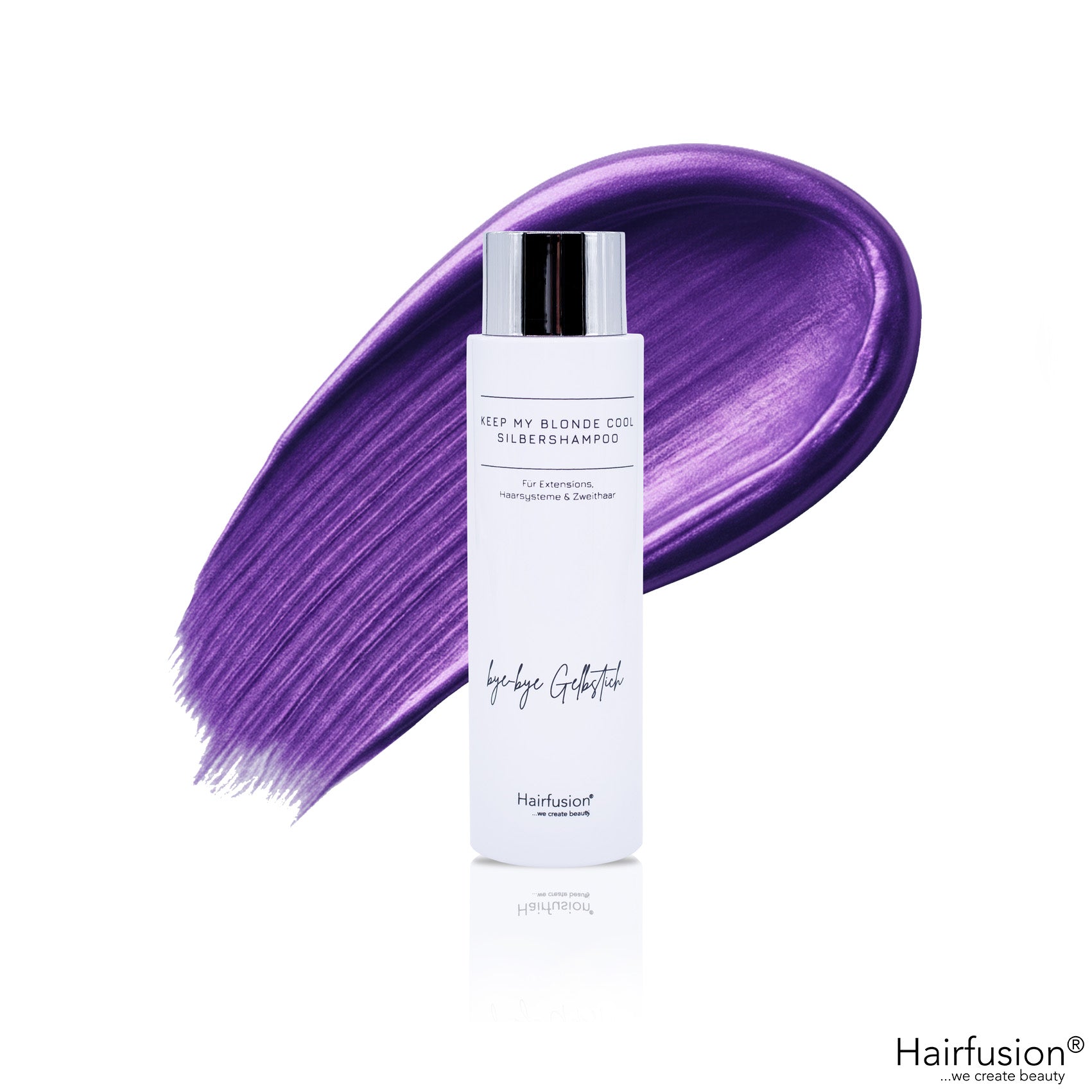 Keep my Blonde Cool Clip In Extensions SILBERSHAMPOO Platin Fusion von HAIRFUSION