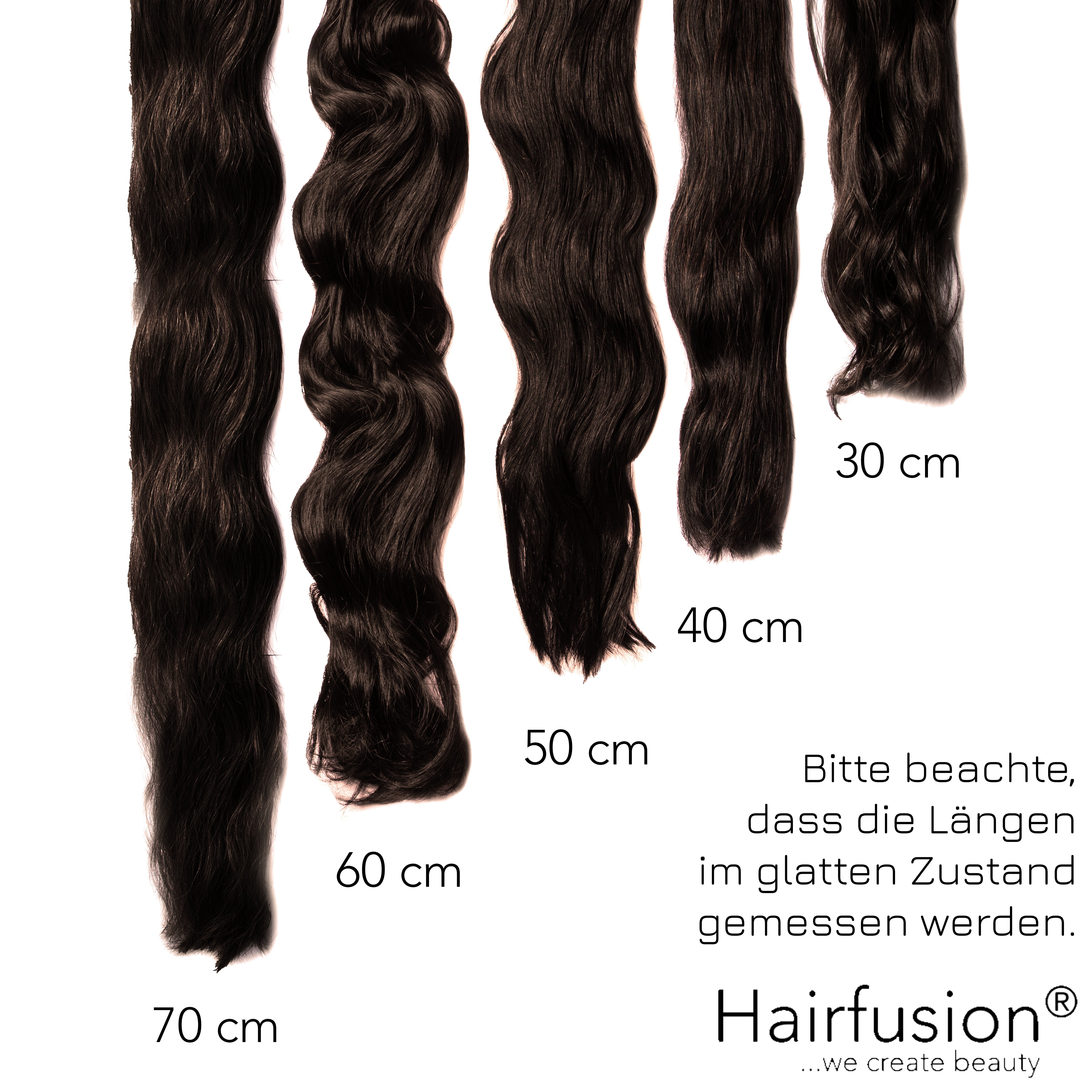 Microring Extensions - Stück 25 (Rundbonding) ROHHAAR Farbe schwarzbraun von HAIRFUSION