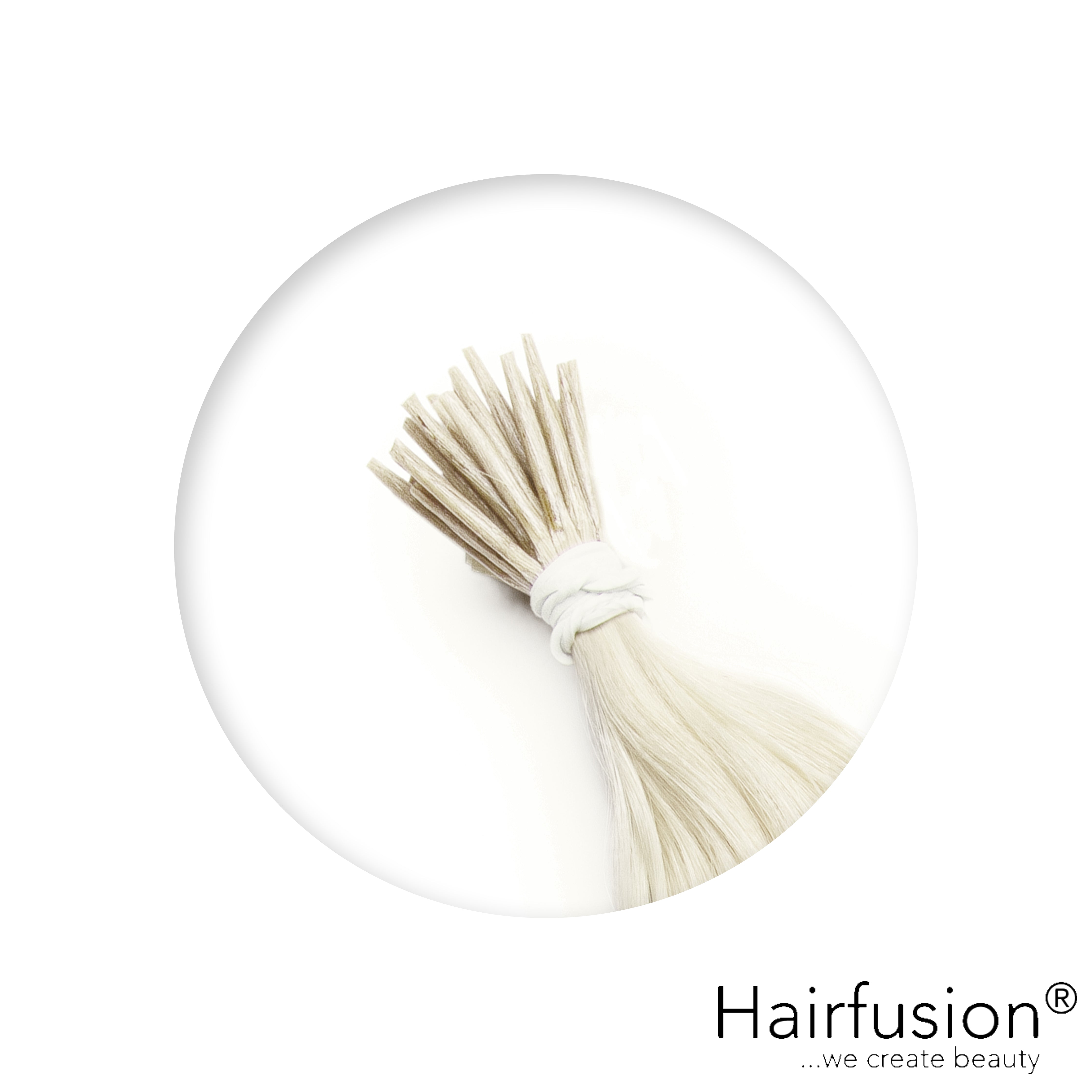 Microring Extensions - Stück 25 (Rundbonding) NATURAL ASHY Echthaar von HAIRFUSION