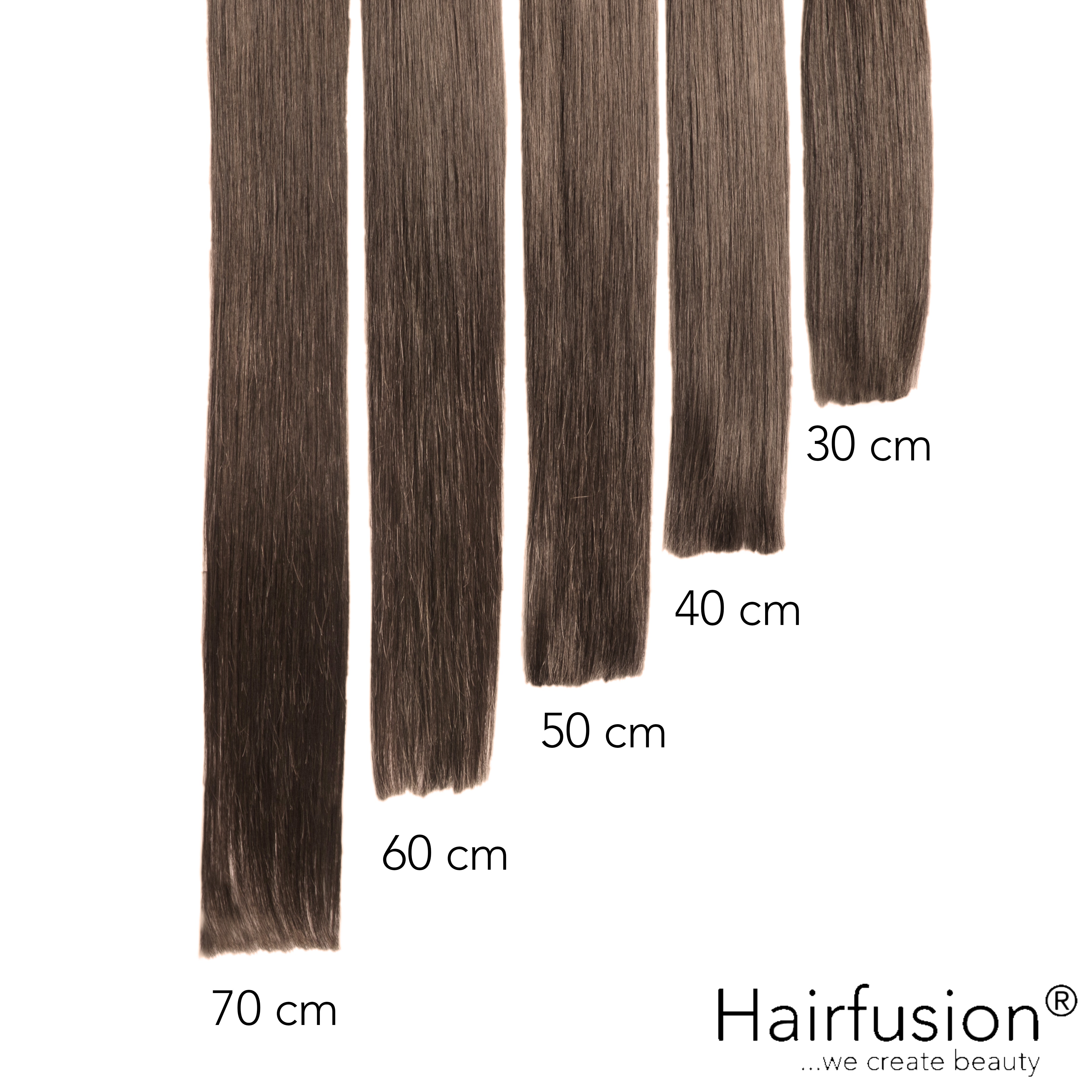 Nanoring Extensions - 25 Stück NATURAL ASHY von HAIRFUSION