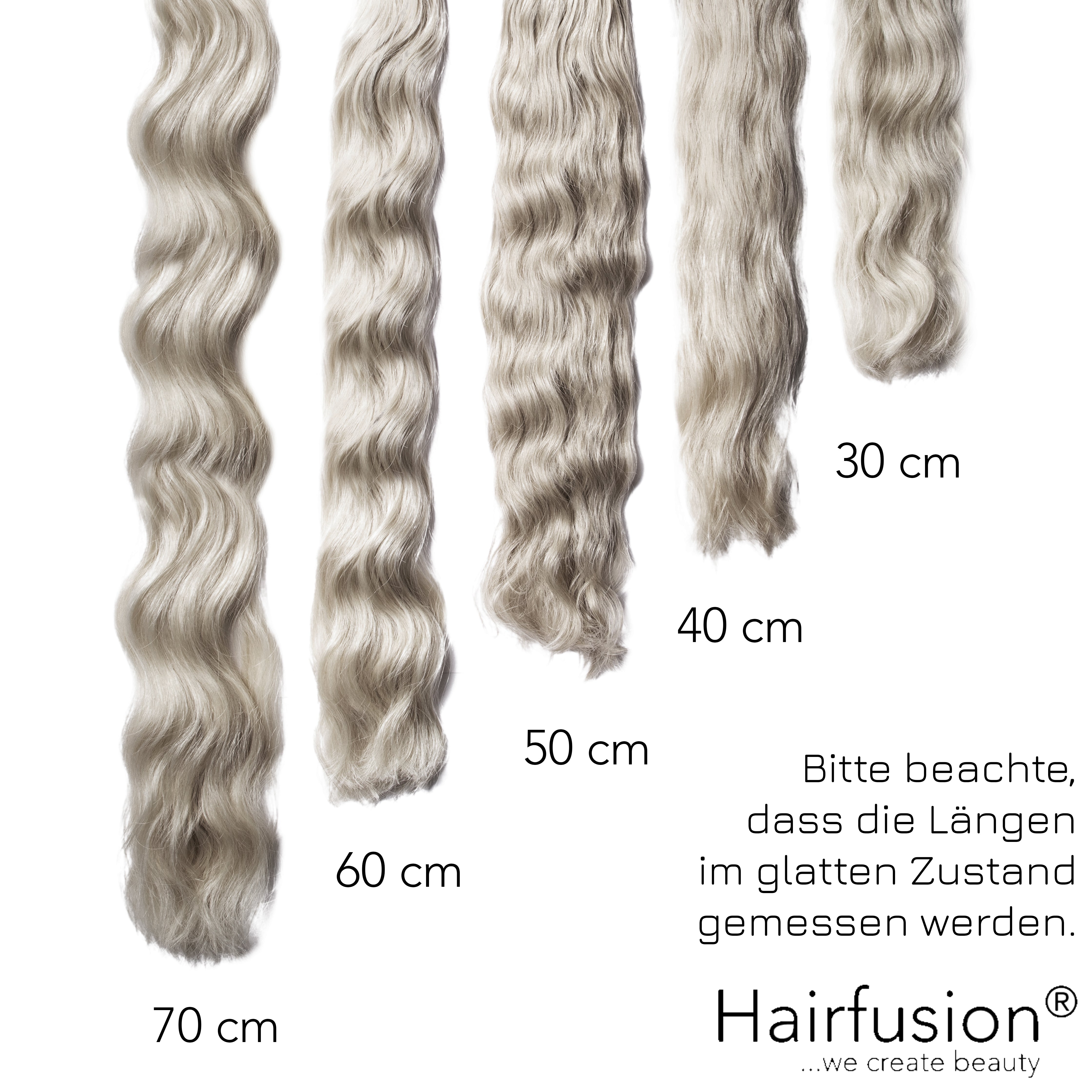 Nanoring Extensions - 25 Stück EINFARBIG von HAIRFUSION