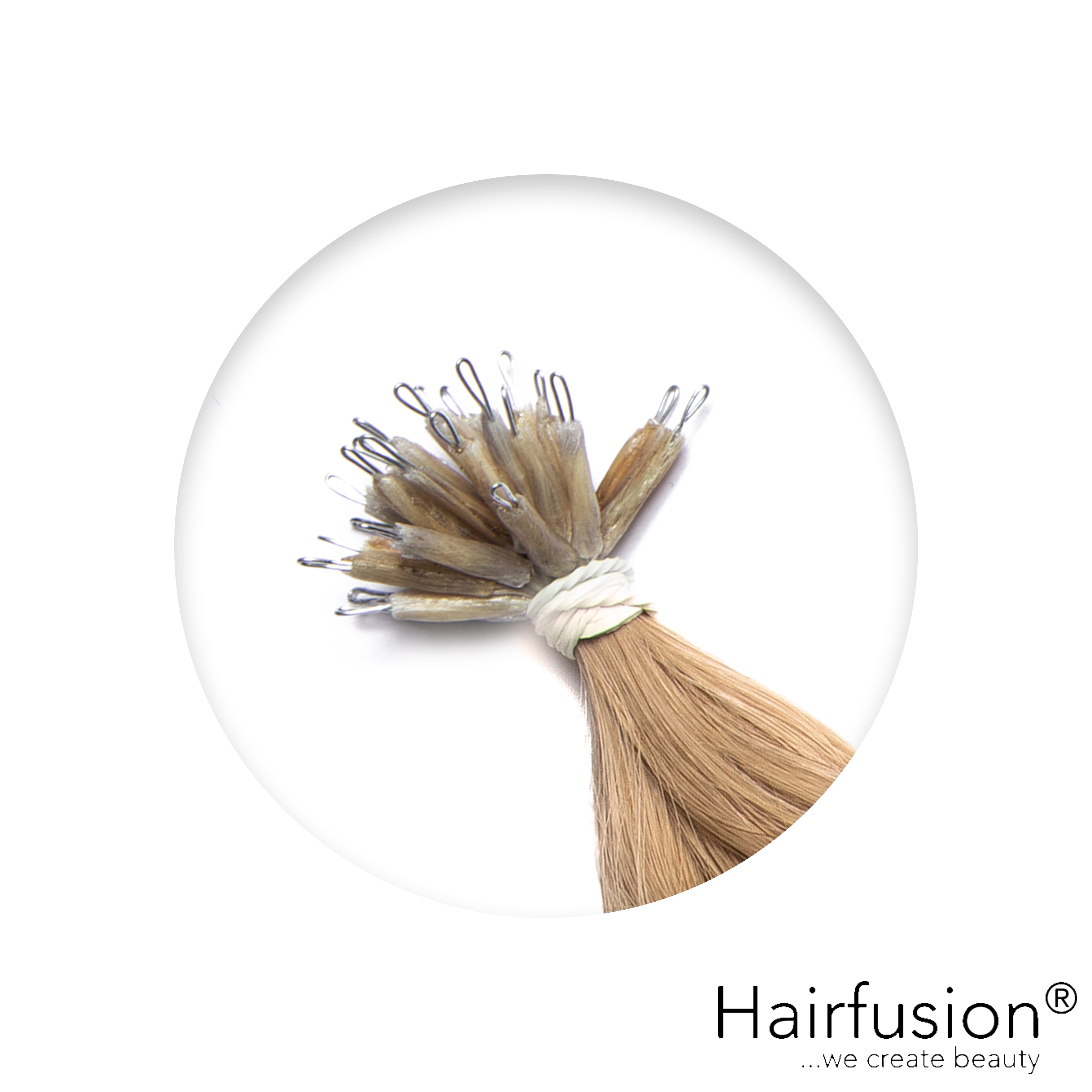 Nanoring Extensions - 25 Stück EINFARBIG von HAIRFUSION