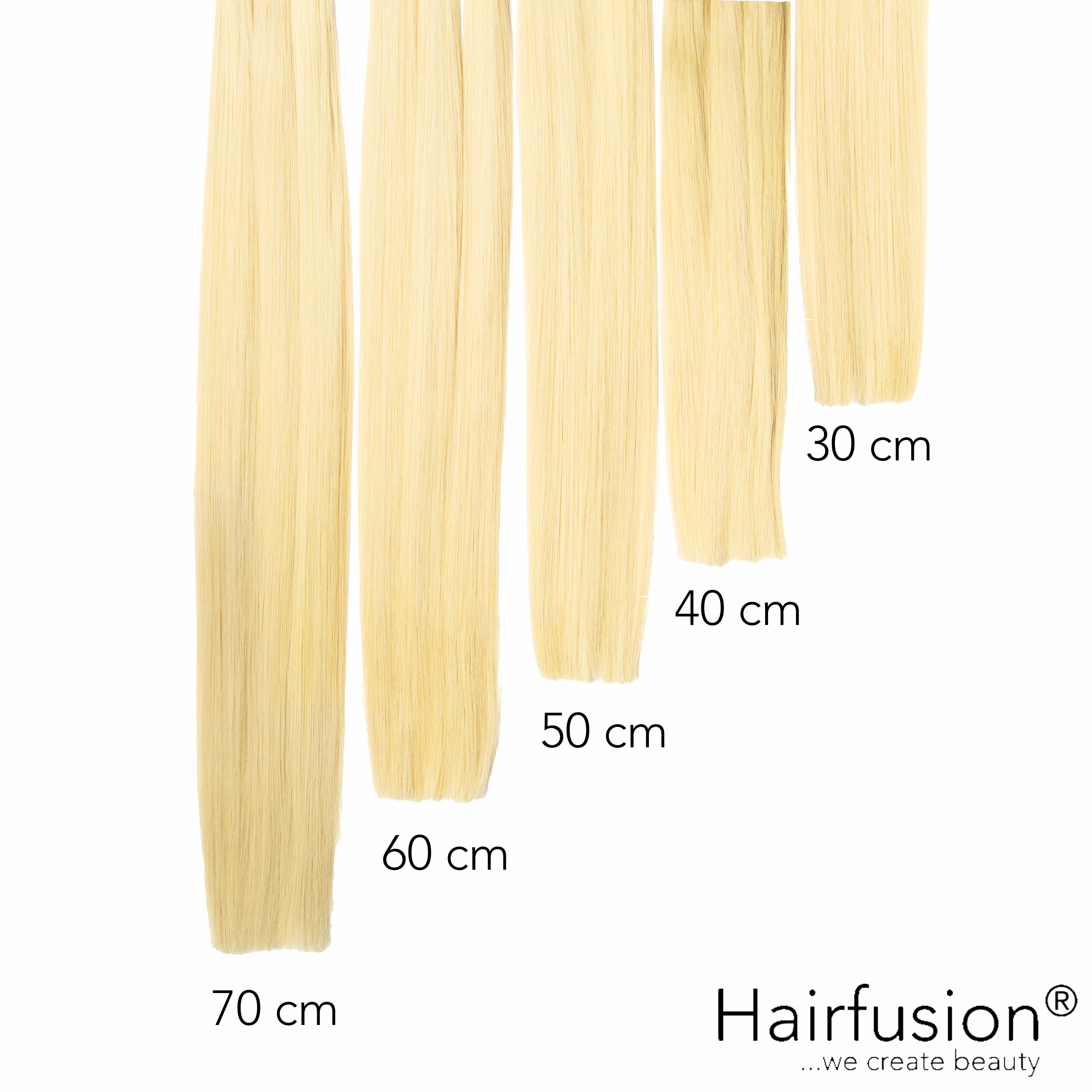 Nanoring Extensions - 25 Stück EINFARBIG von HAIRFUSION