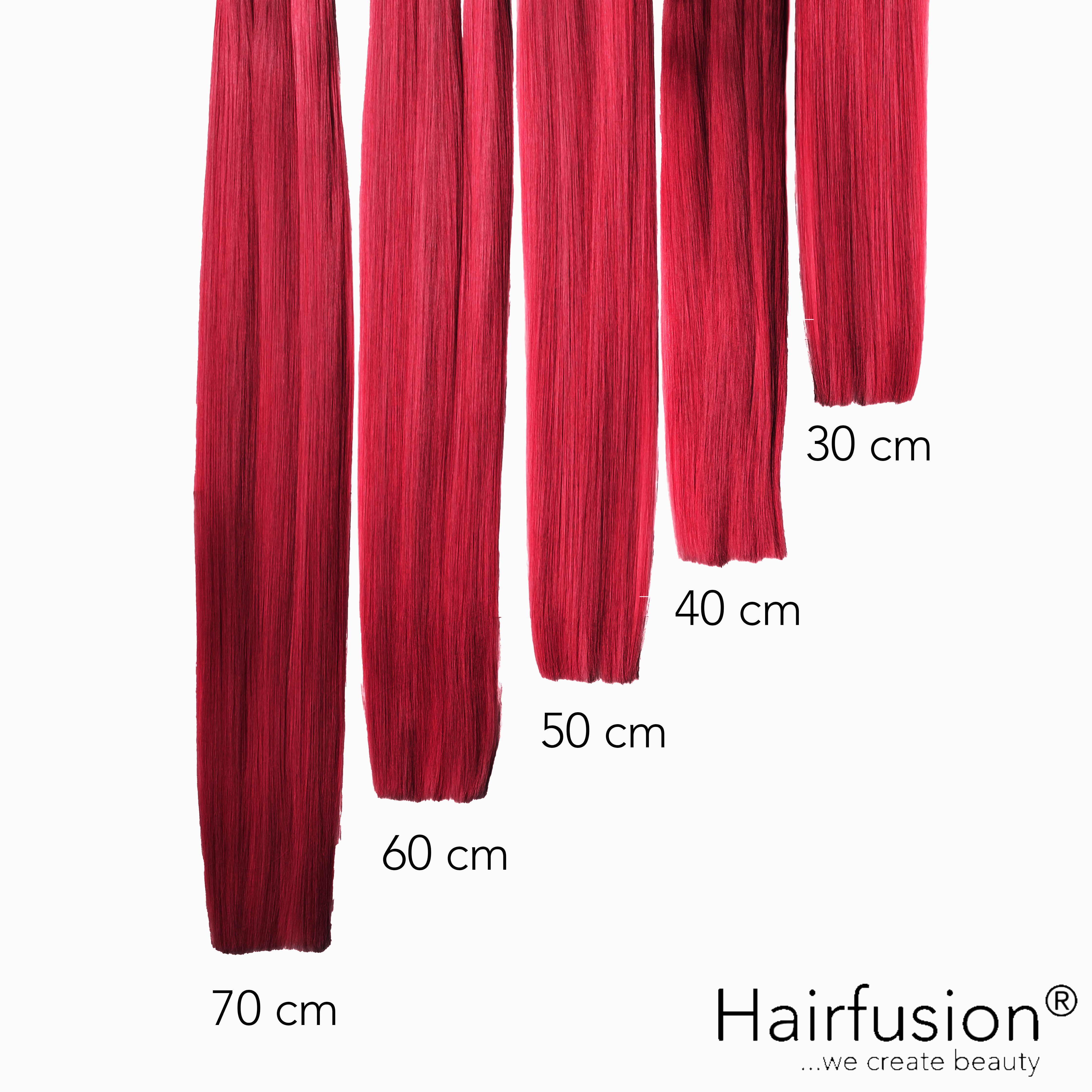 Nanoring Extensions - 25 Stück EINFARBIG von HAIRFUSION