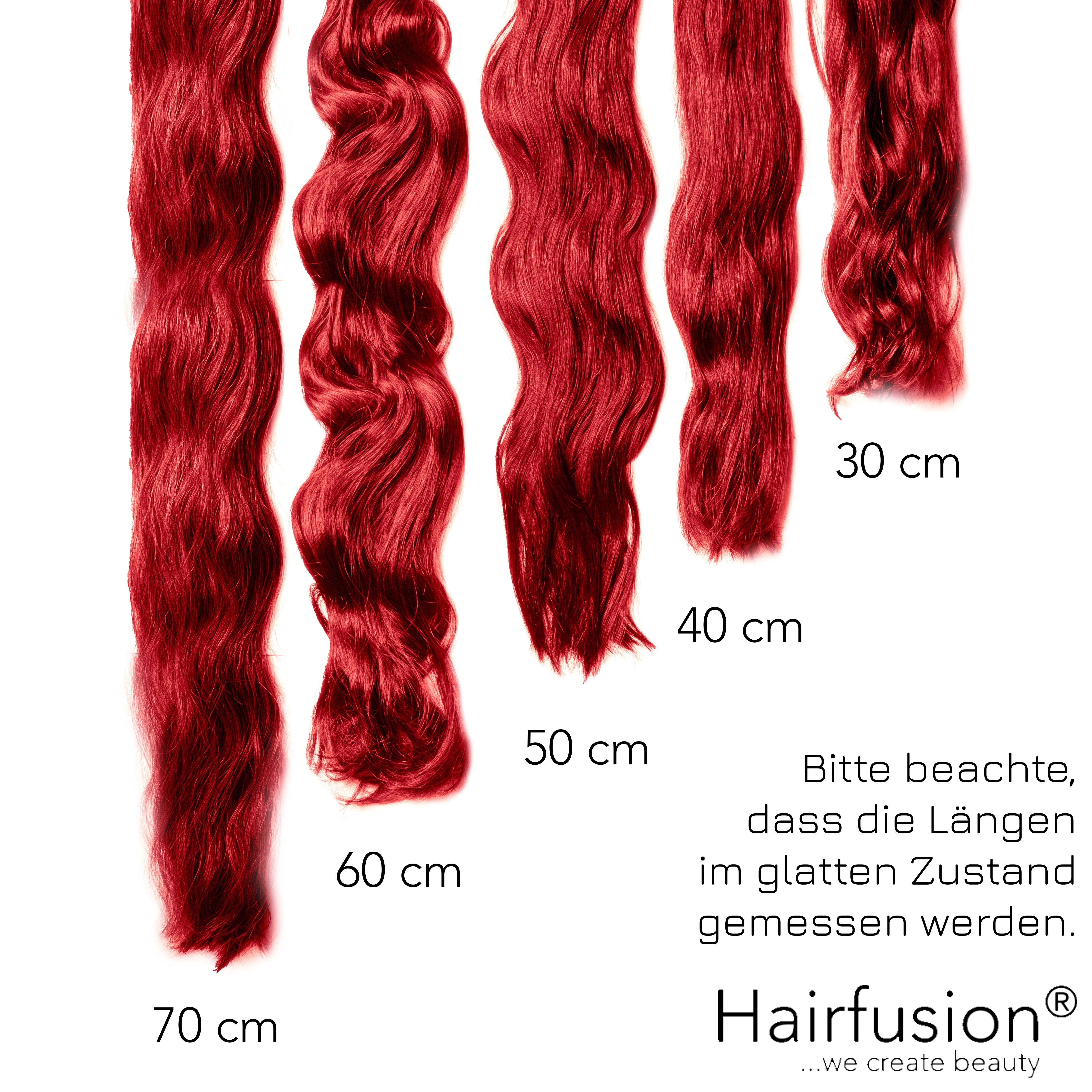 Nanoring Extensions - 25 Stück EINFARBIG von HAIRFUSION