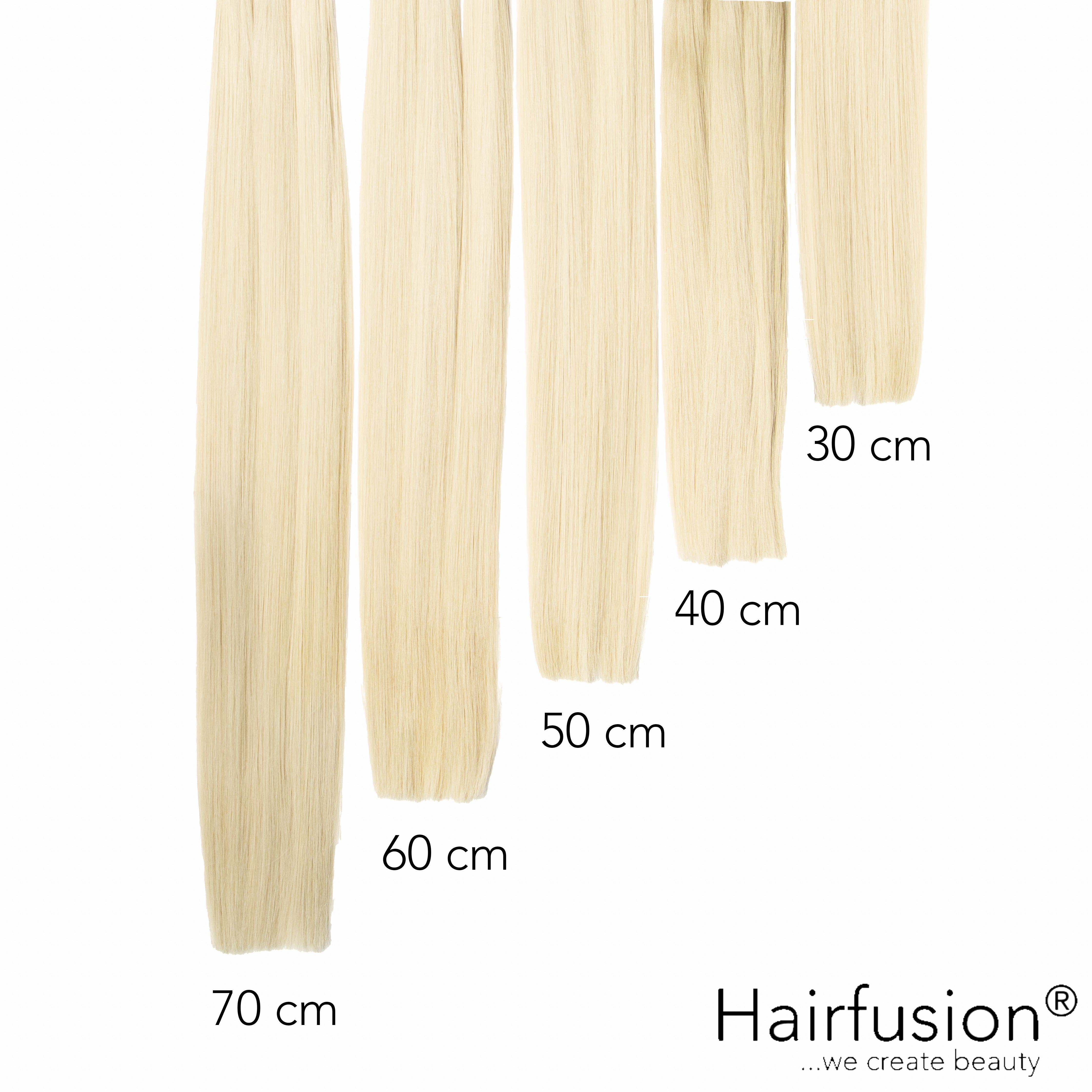 Nanoring Extensions - 25 Stück EINFARBIG von HAIRFUSION