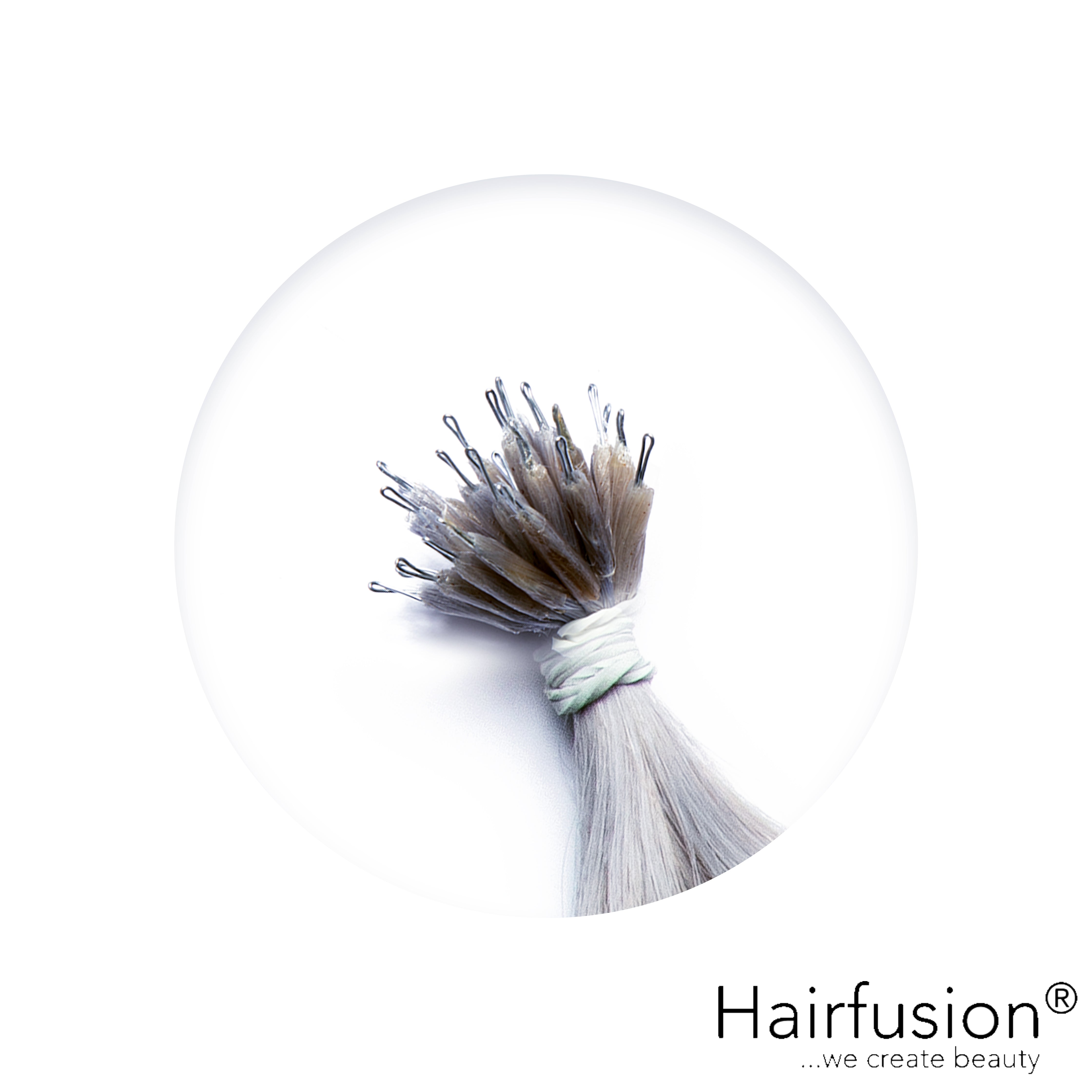 Nanoring Extensions - 25 Stück EINFARBIG von HAIRFUSION