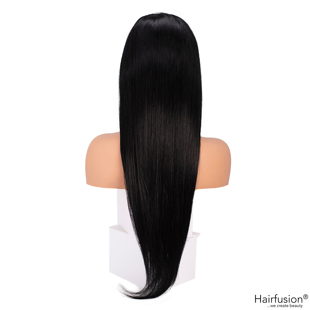 Echthaar Perücke schwarz - Kim K.