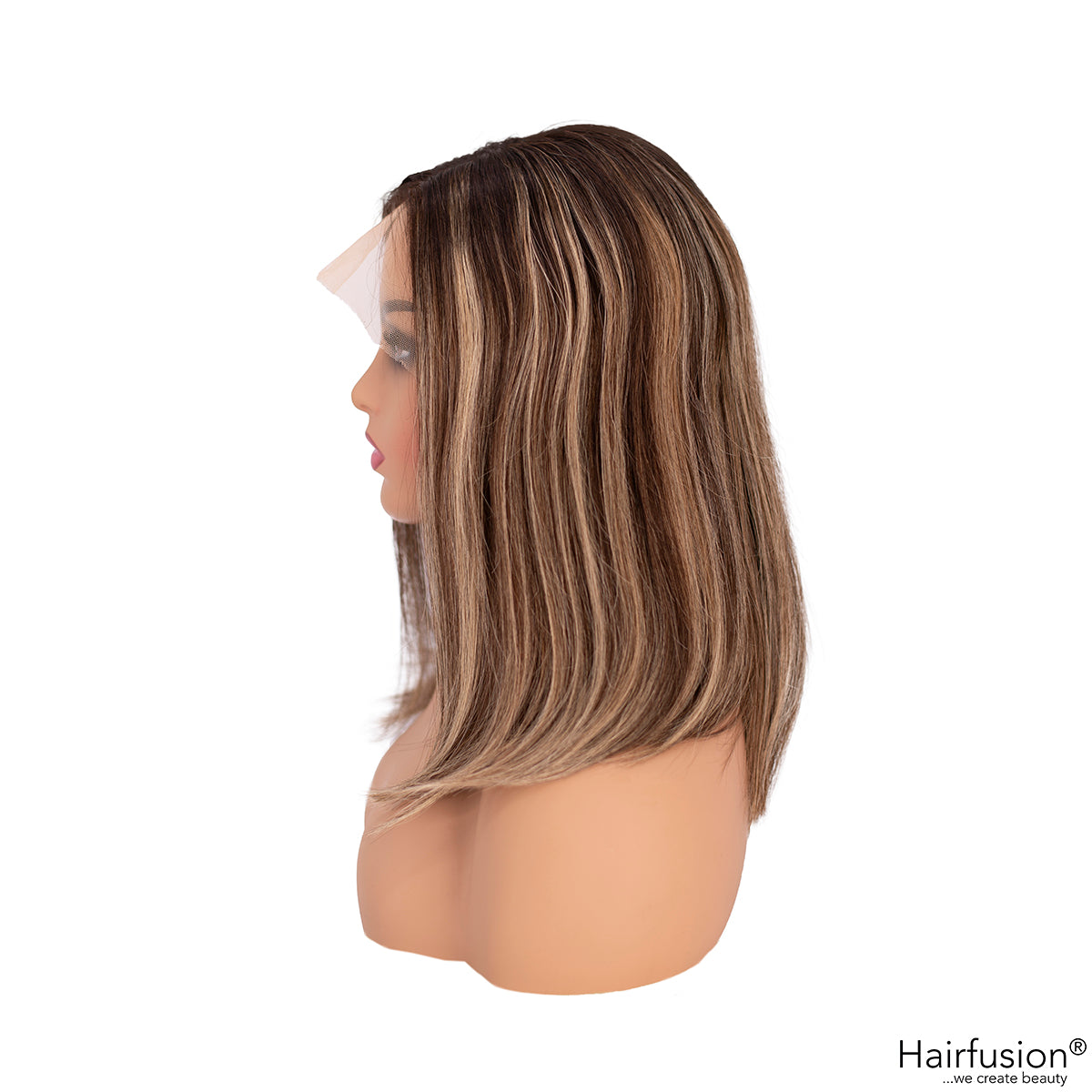 Echthaar Perücke Balayage braun - J. Lo