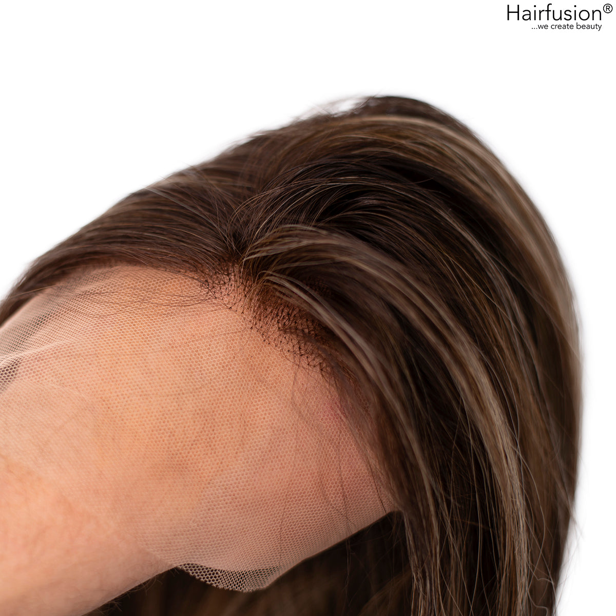 Echthaar Perücke Balayage braun - J. Lo