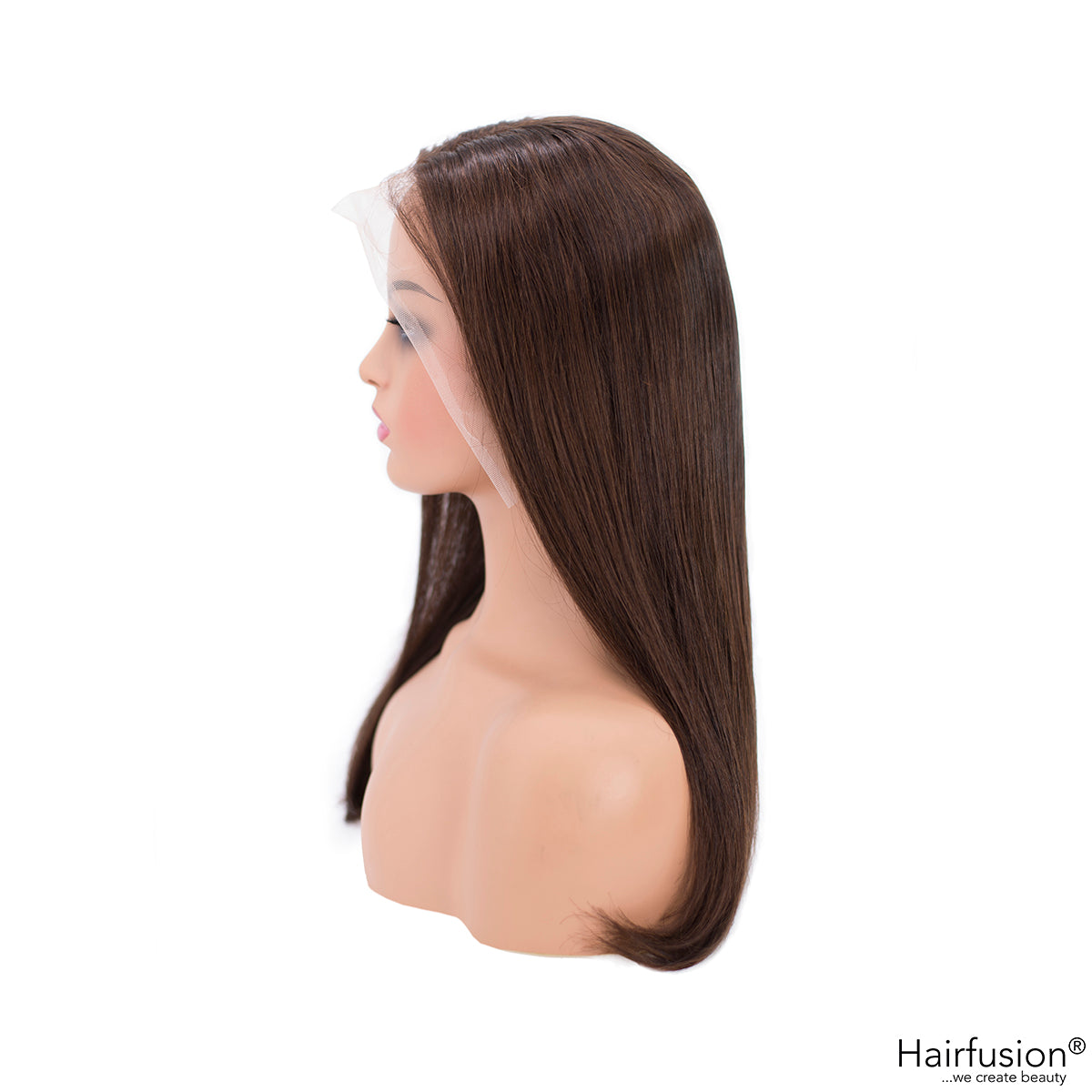 Echthaar Perücke mittelbraun - Coconut Kiss