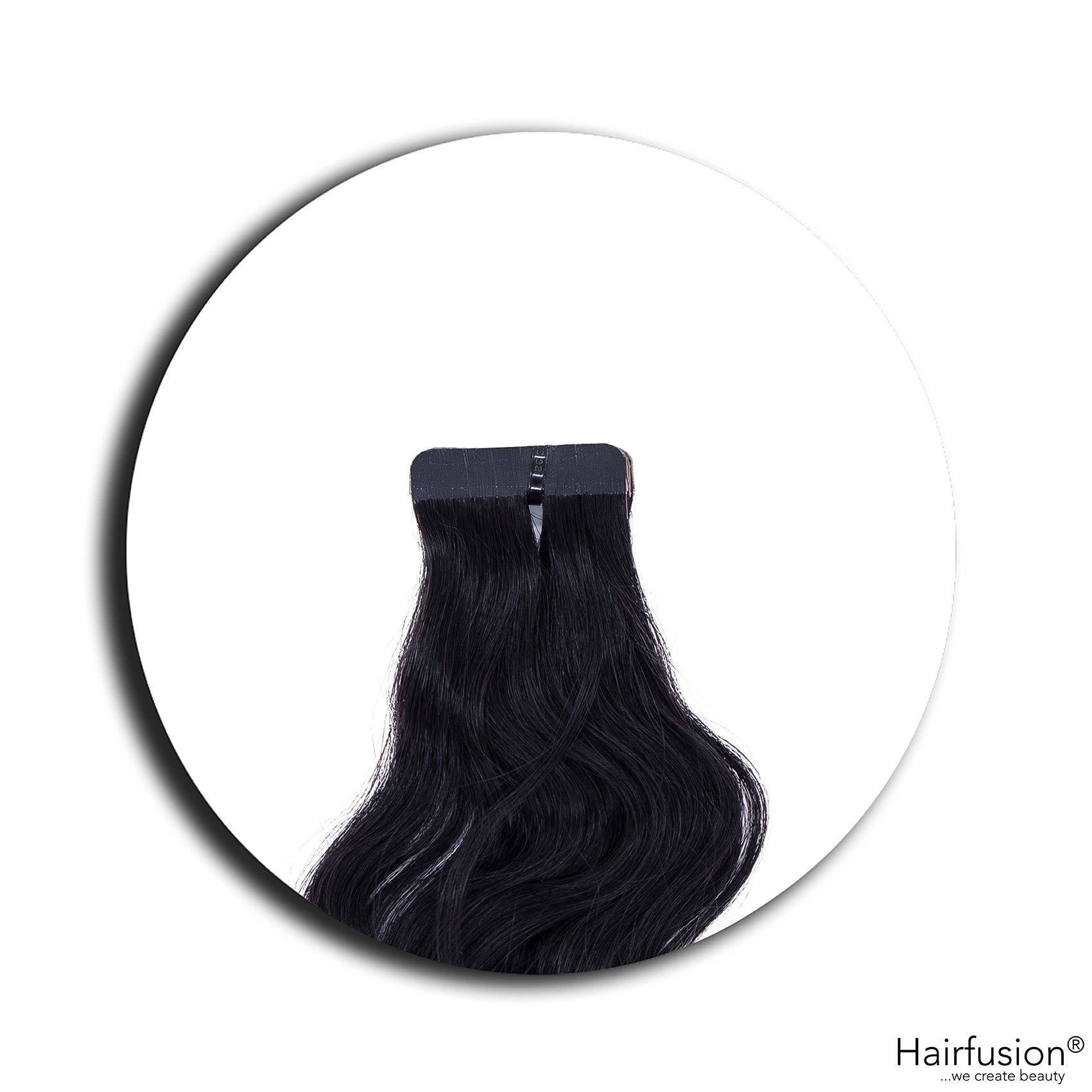 gelockte Tapeextensions - 10 Stück Echthaar 45-50 cm und 65-70 cm