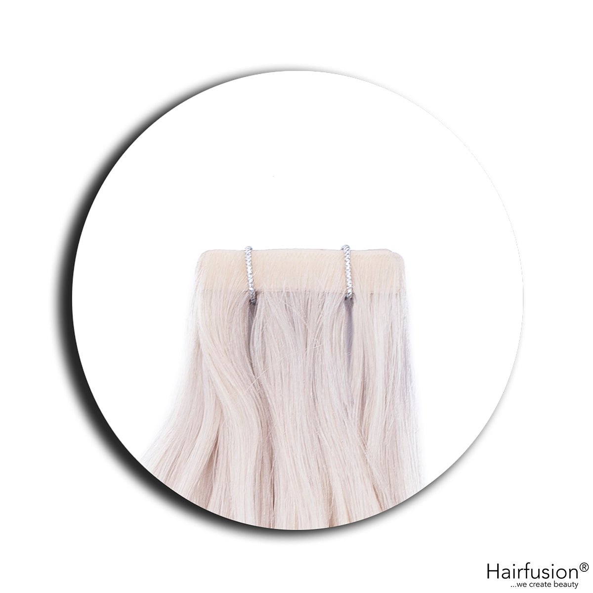 gelockte Tapeextensions - 10 Stück Echthaar 45-50 cm und 65-70 cm