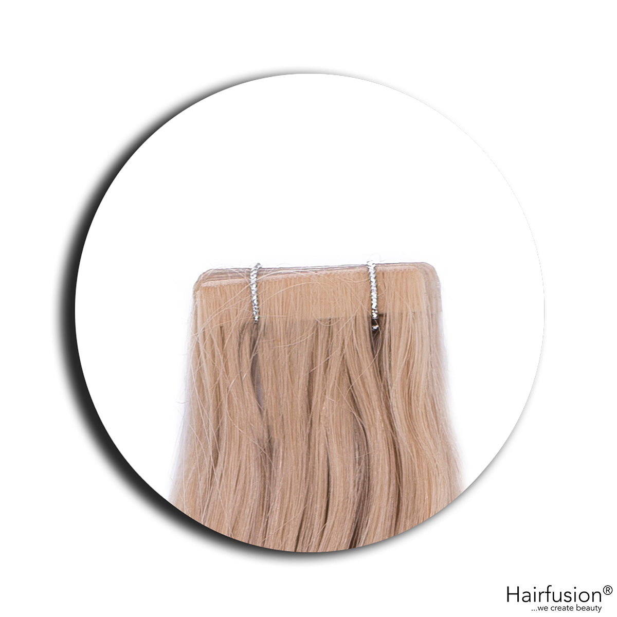 gelockte Tapeextensions - 10 Stück Echthaar 45-50 cm und 65-70 cm