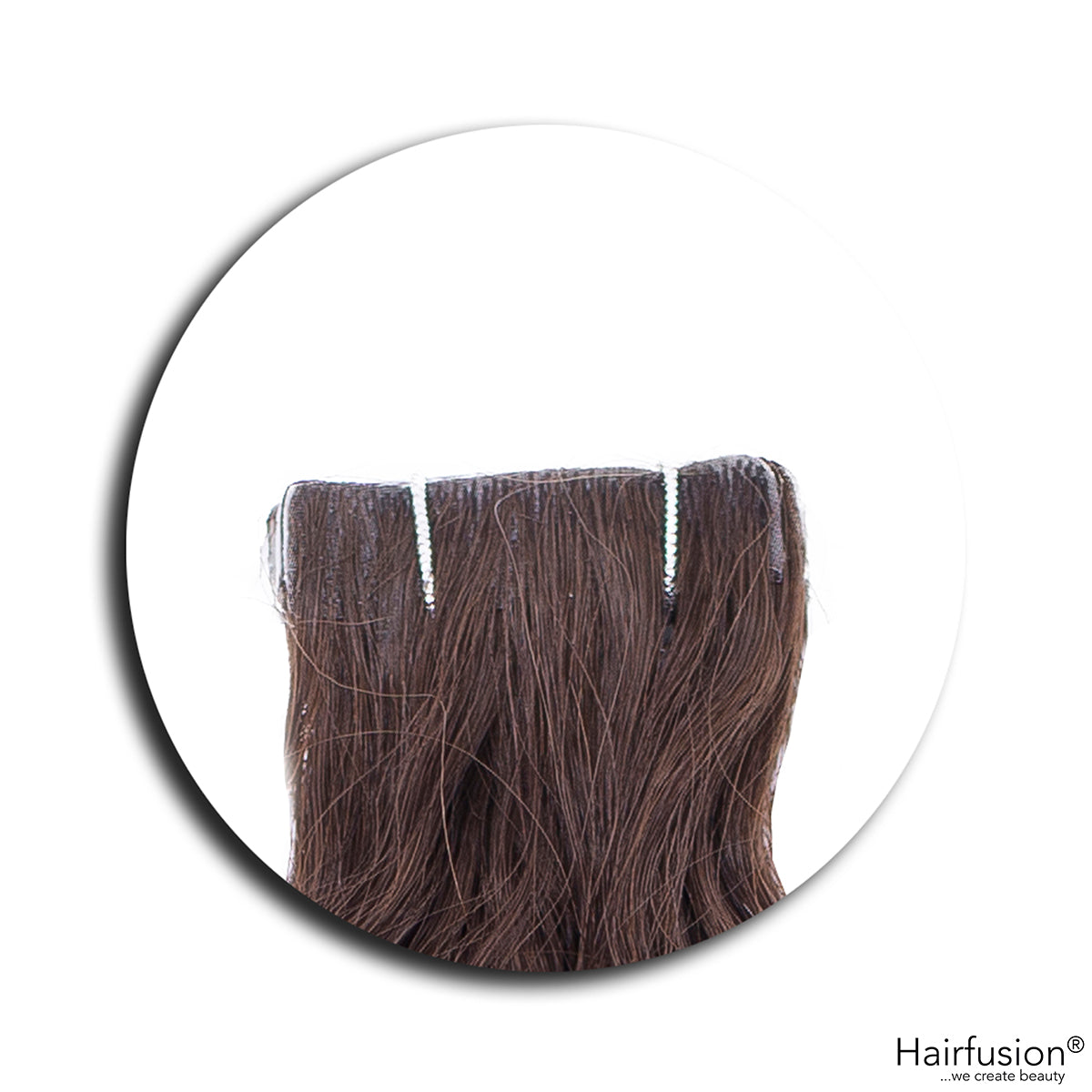 Haarverlängerung Invisible Tape Extensions - 10 Stück EINFARBIG Echthaar von HAIRFUSION