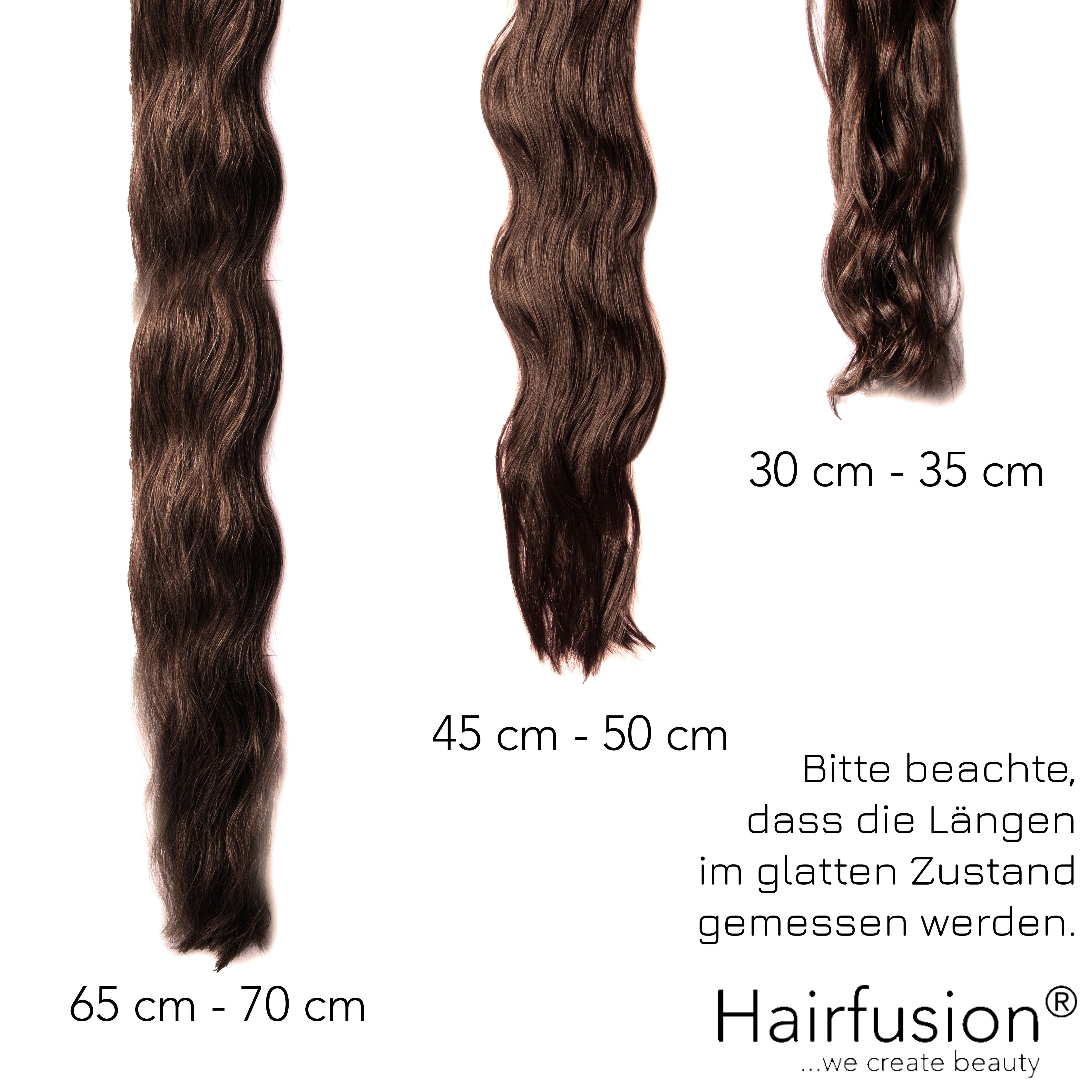 Haarverlängerung Invisible Tape Extensions - 10 Stück EINFARBIG Echthaar von HAIRFUSION
