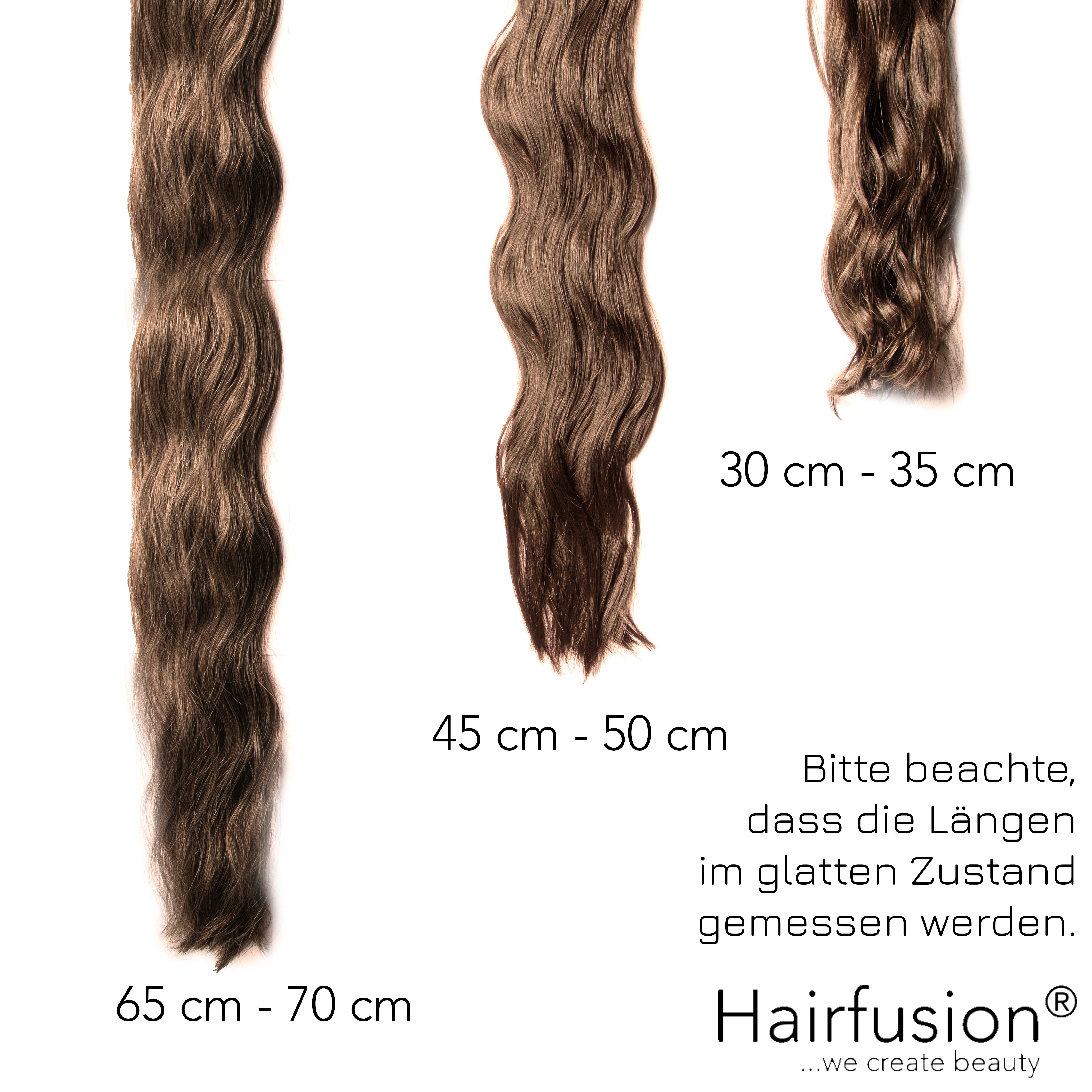 Invisible Tape Extensions - 10 Stück NATURAL ASHY Echthaar 45-50 cm und 65-70 cm