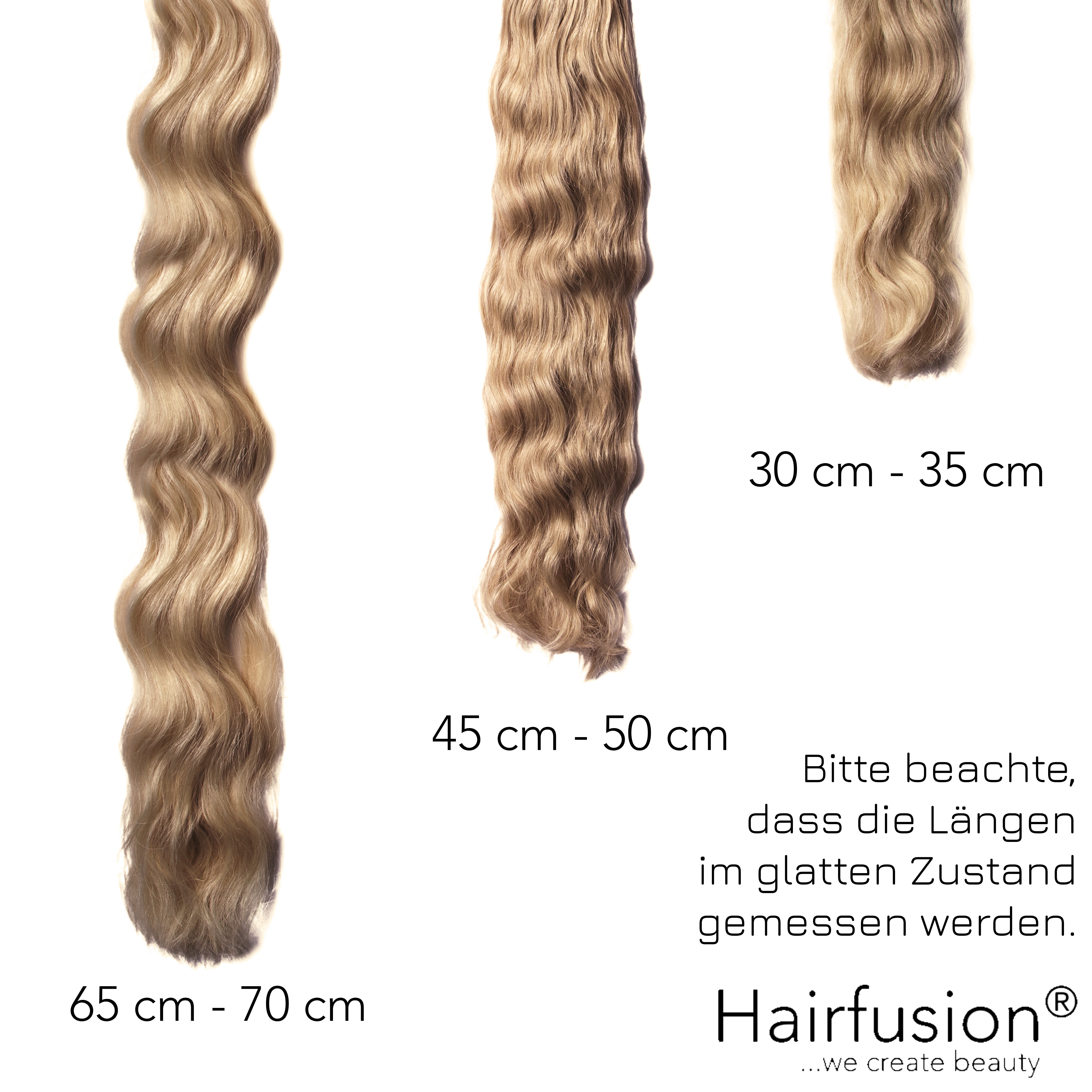 Invisible Tape Extensions - 10 Stück NATURAL ASHY Echthaar 45-50 cm und 65-70 cm