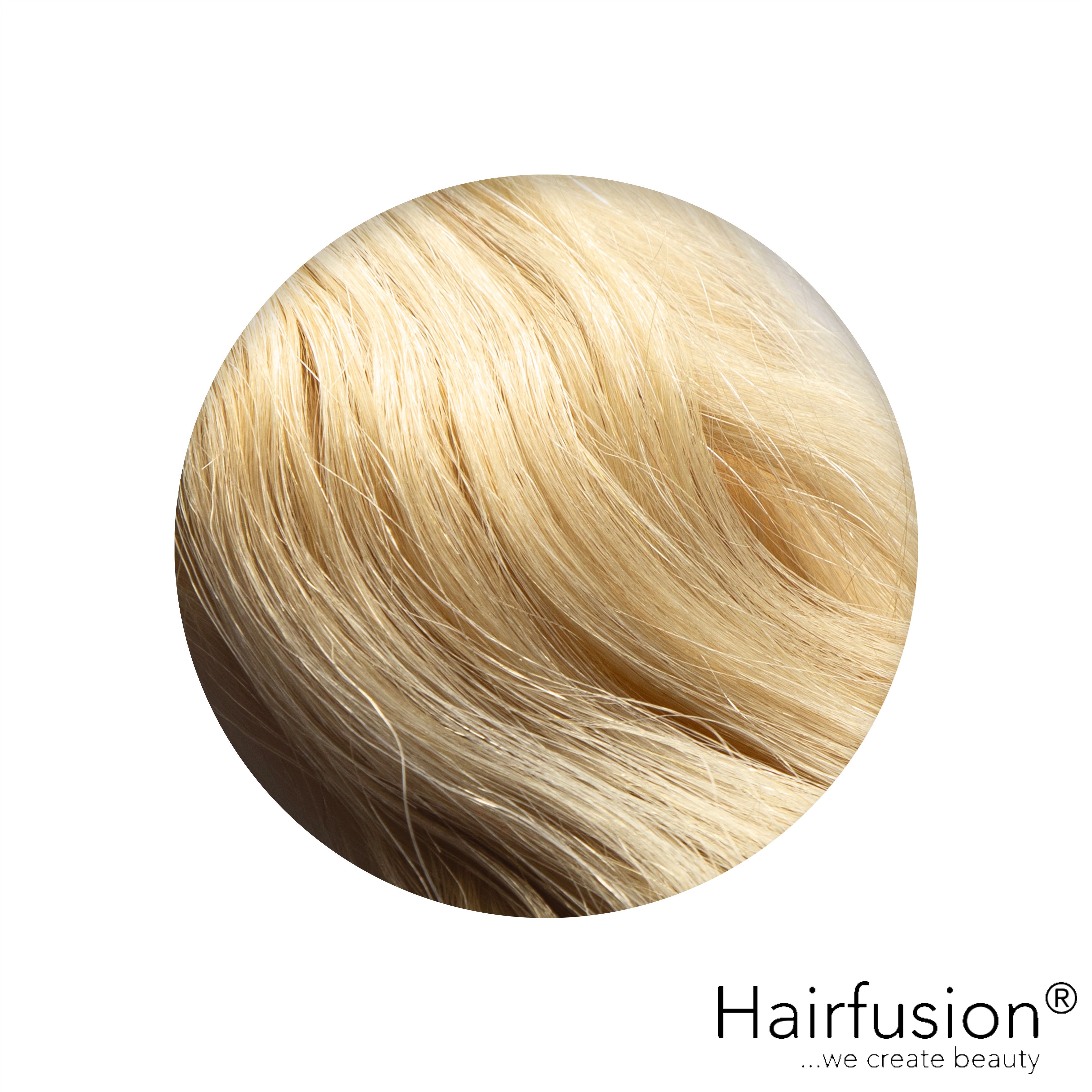 Haarverlängerung Invisible Tape Extensions - 10 Stück EINFARBIG Echthaar von HAIRFUSION