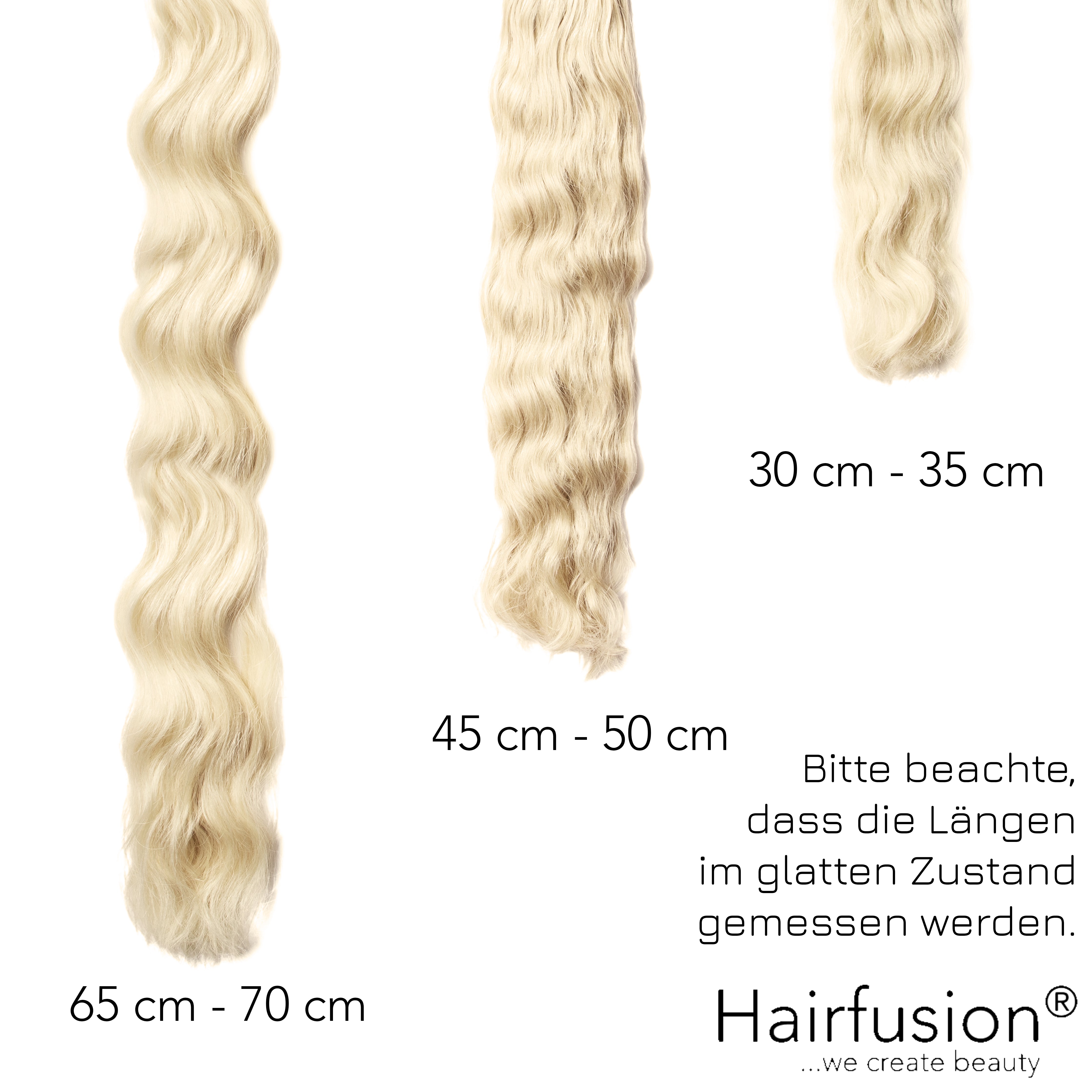 Haarverlängerung Invisible Tape Extensions - 10 Stück EINFARBIG Echthaar von HAIRFUSION