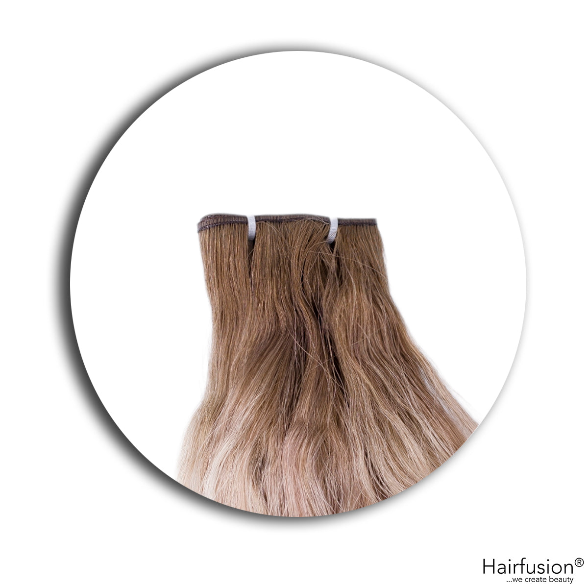 gelockte Tressenextensions - 50 gr. Echthaar 40-70 cm