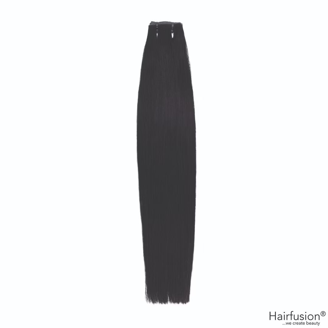 100 gr. BUTTERFLY INVISIBLE Tresse Echthaar 50 cm