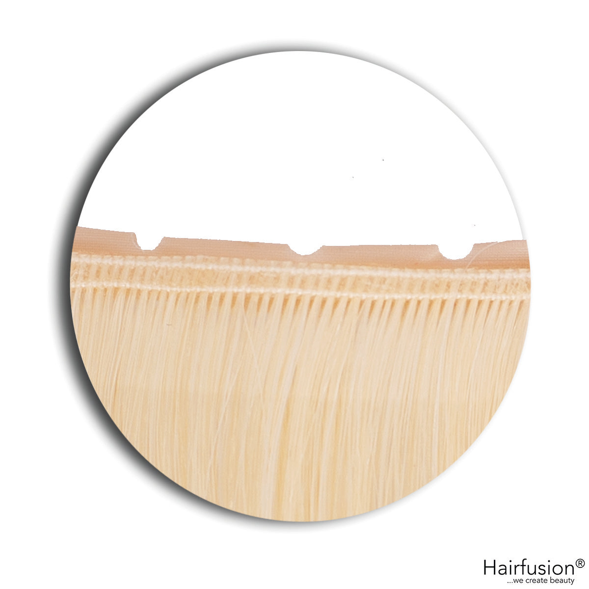 100 gr. BUTTERFLY INVISIBLE Tresse Echthaar 50 cm