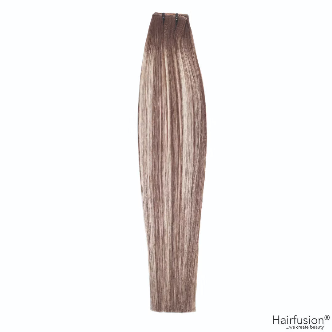 100 gr. BUTTERFLY INVISIBLE Tresse Echthaar 50 cm