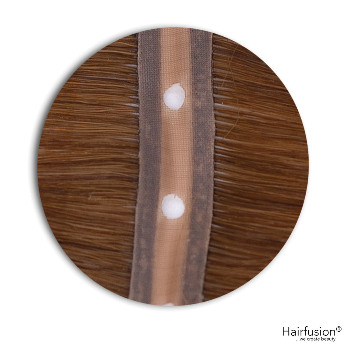 100 gr. BUTTERFLY INVISIBLE Tresse Echthaar 50 cm