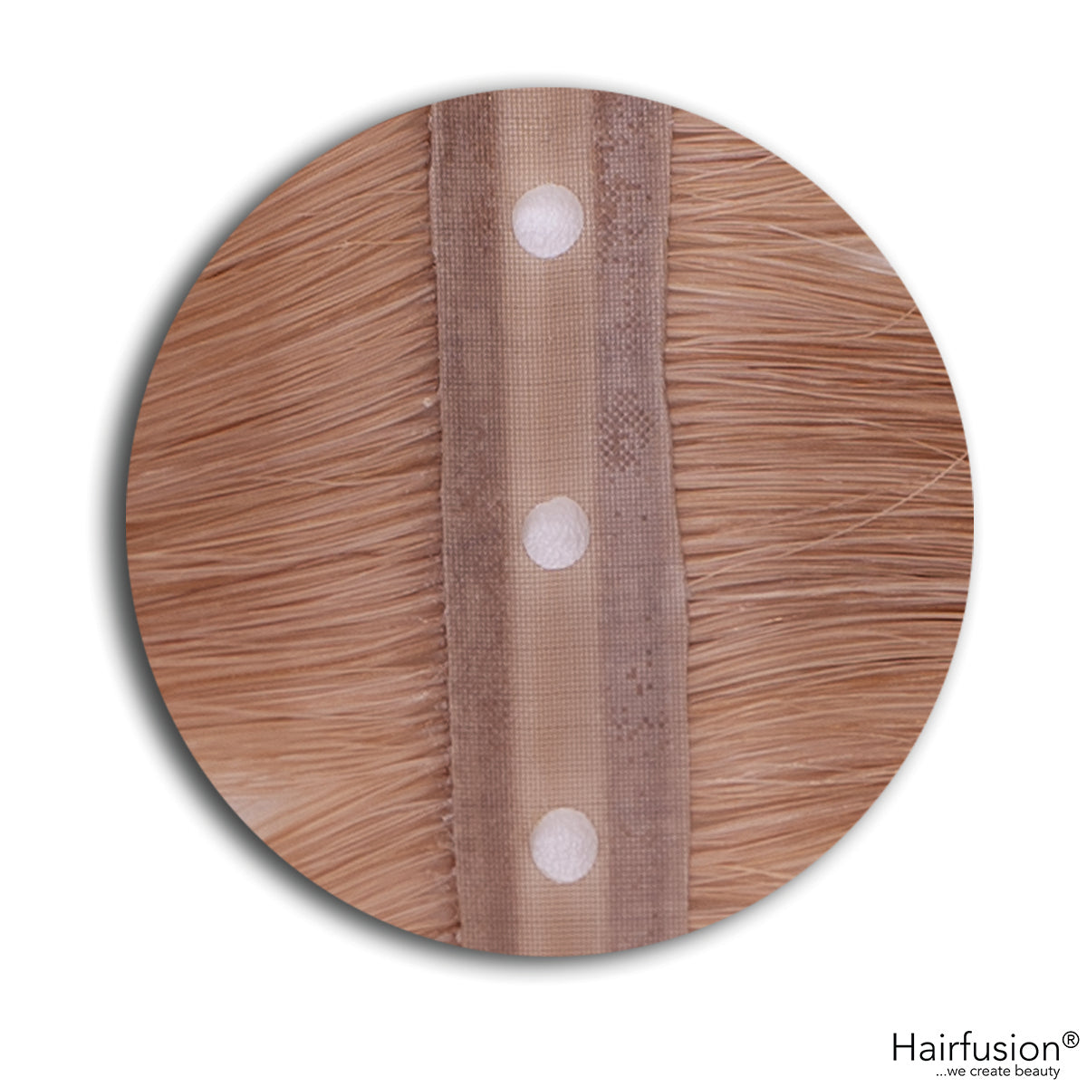 100 gr. BUTTERFLY INVISIBLE Tresse Echthaar 50 cm