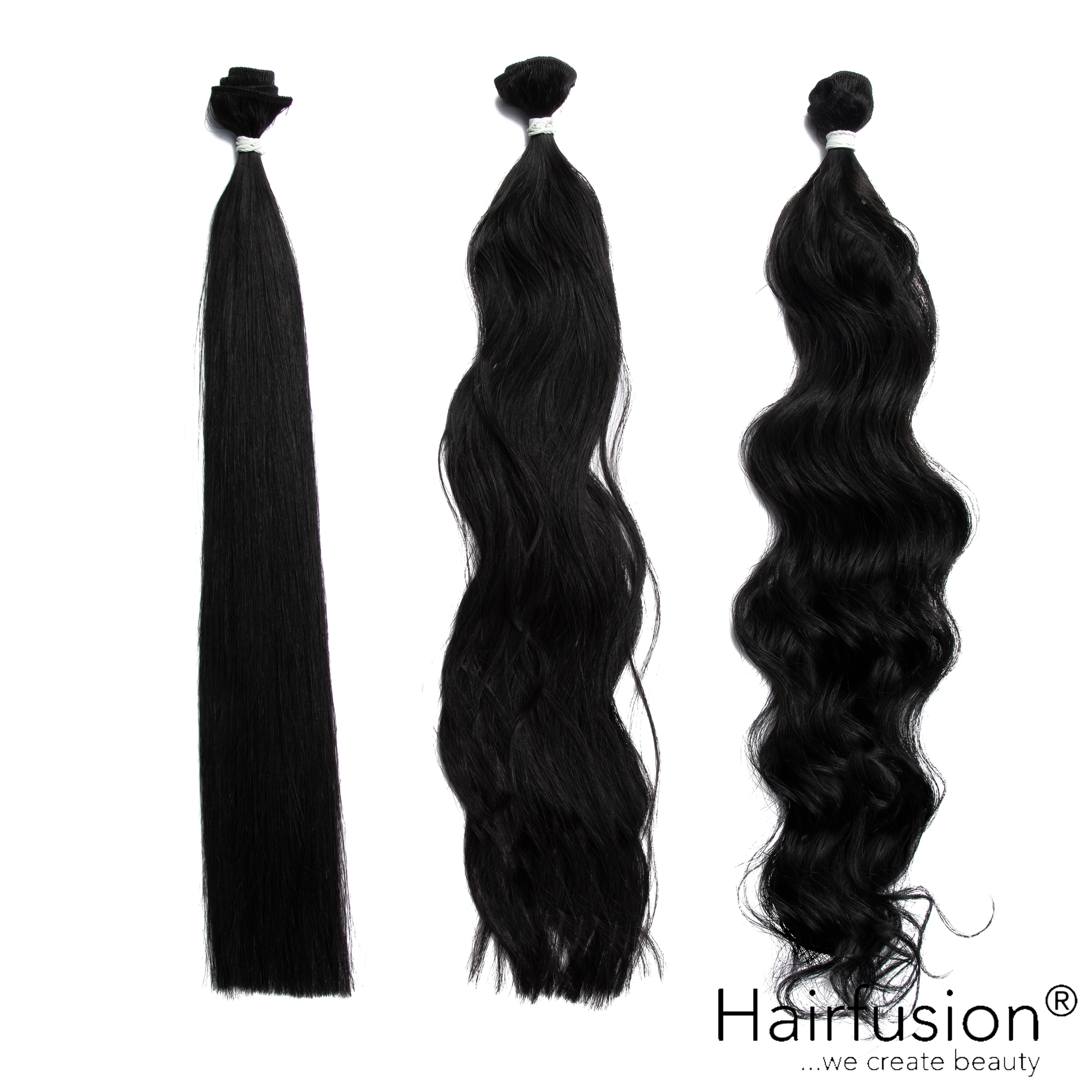 50 gr. INVISIBLE/GENIUS Tresse EINFARBIG Echthaar 40-70 cm