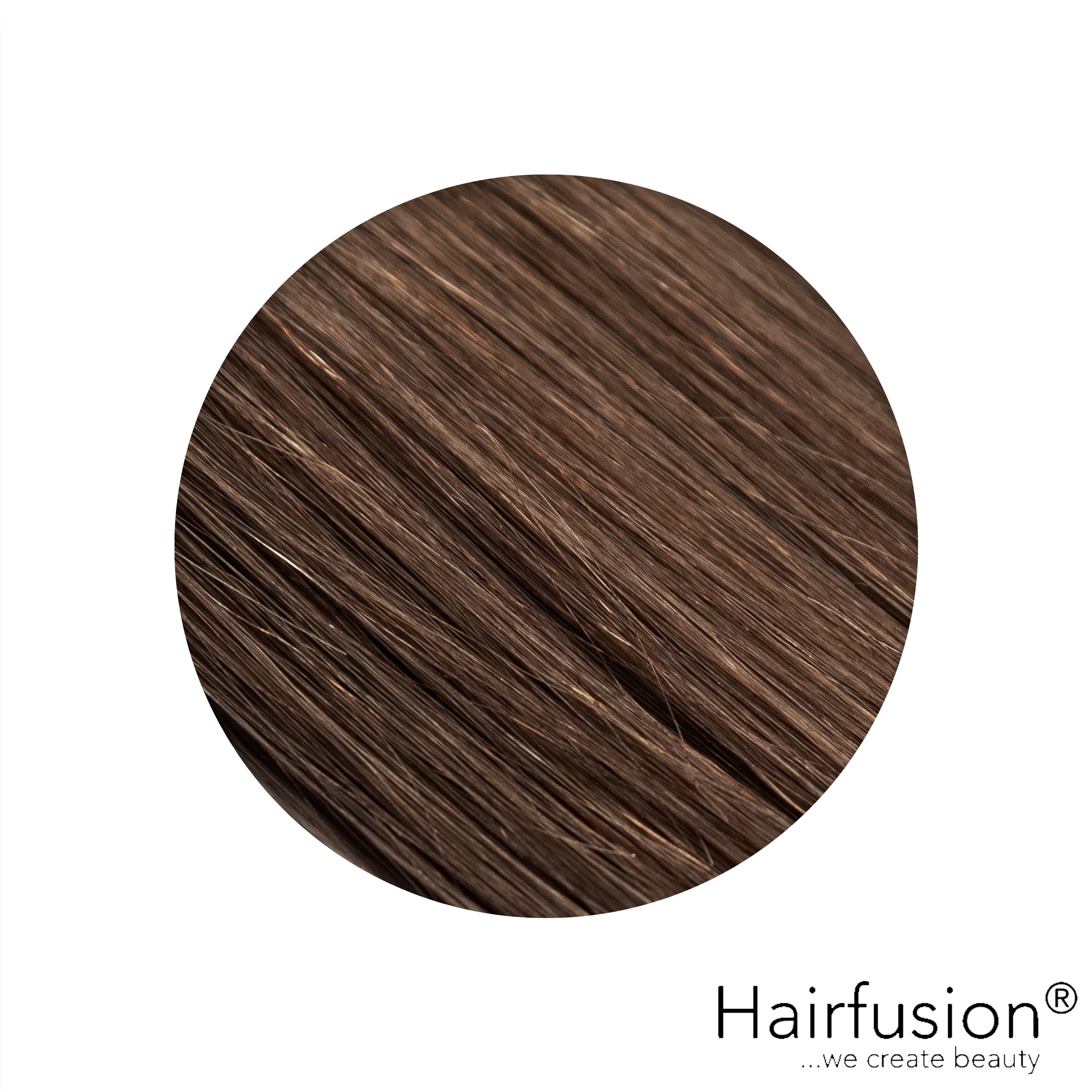 50 gr. INVISIBLE/GENIUS Tresse NATURAL ASHY Echthaar 40-70 cm