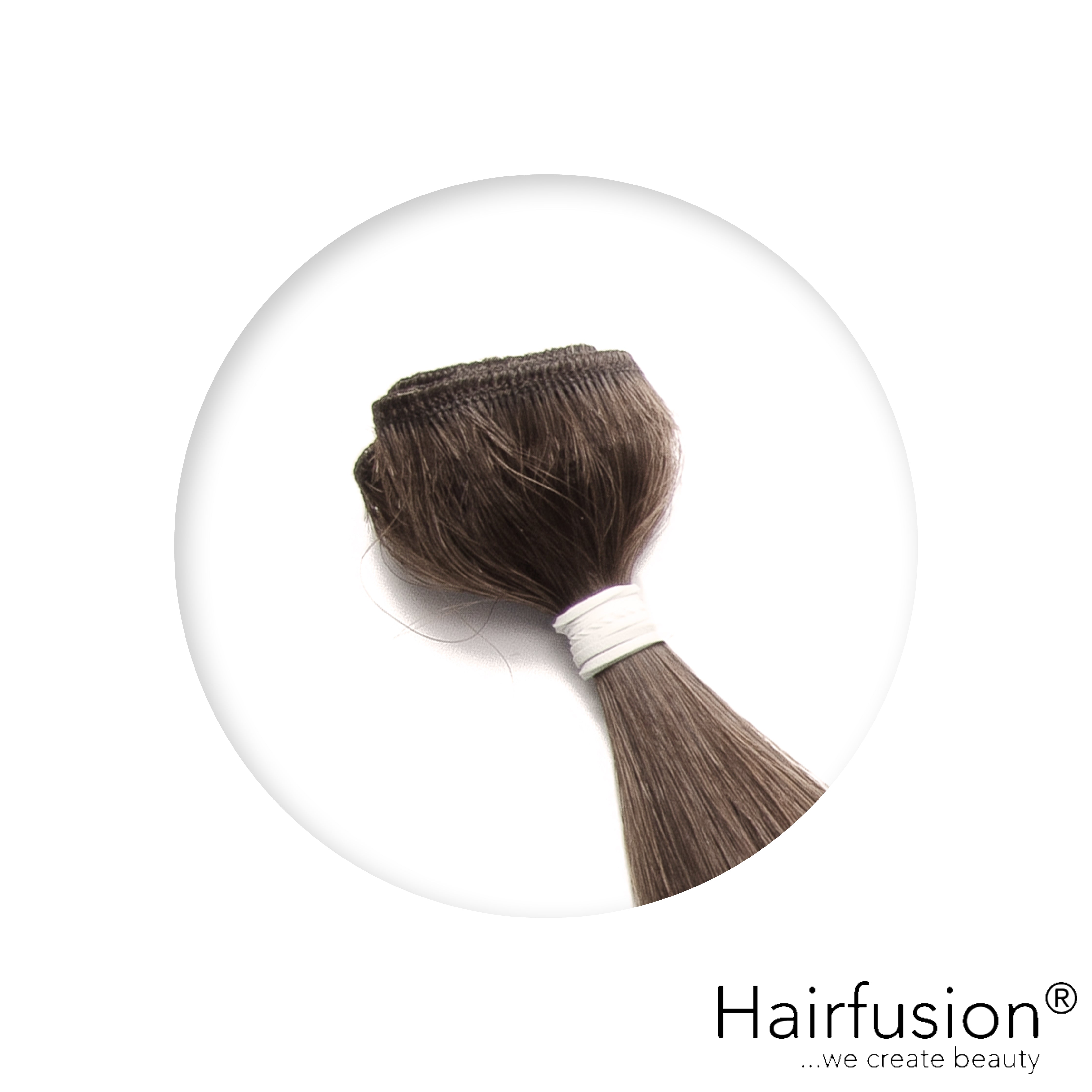 50 gr. INVISIBLE/GENIUS Tresse NATURAL ASHY Echthaar 40-70 cm