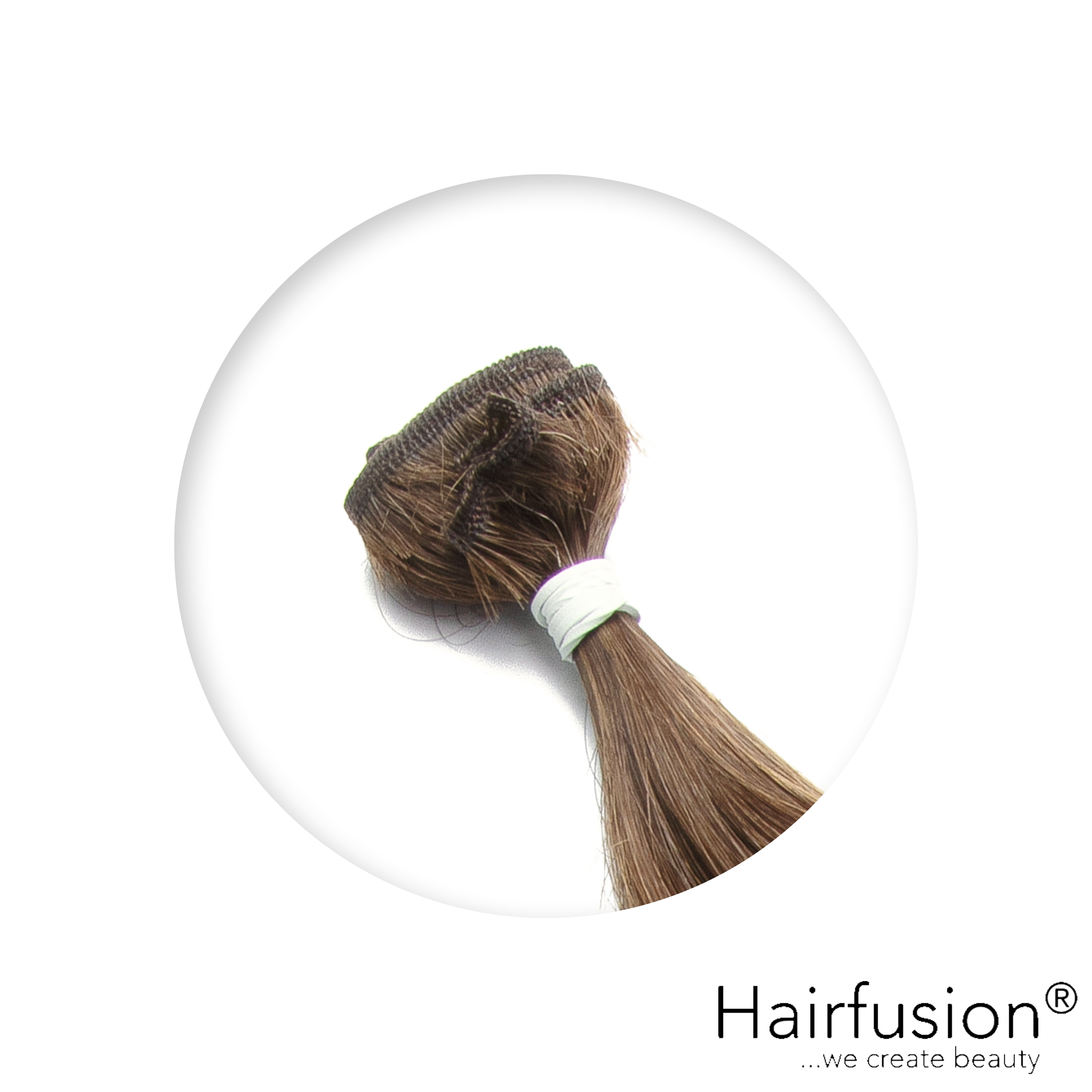 50 gr. INVISIBLE/GENIUS Tresse EINFARBIG Echthaar 40-70 cm