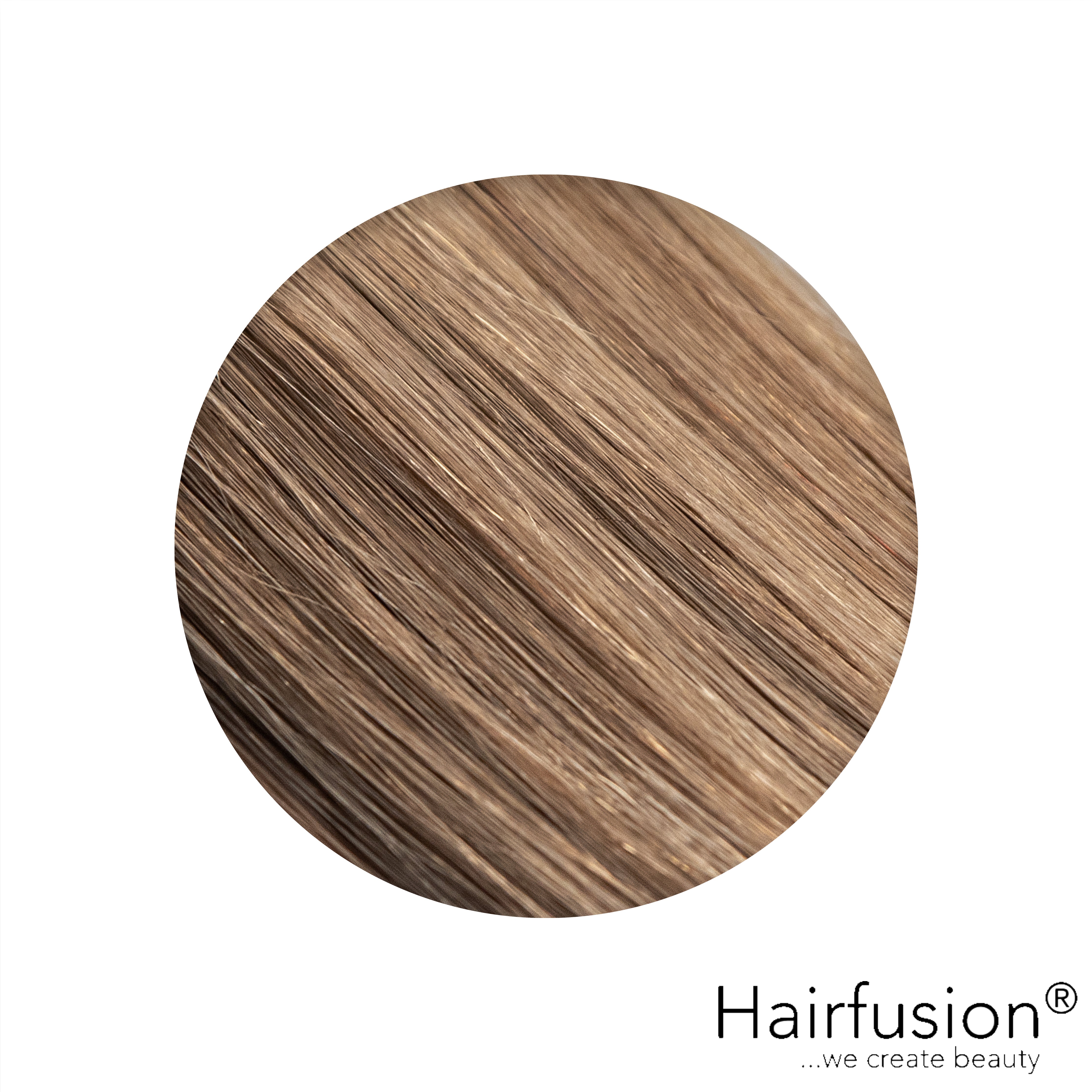 50 gr. INVISIBLE/GENIUS Tresse NATURAL ASHY Echthaar 40-70 cm