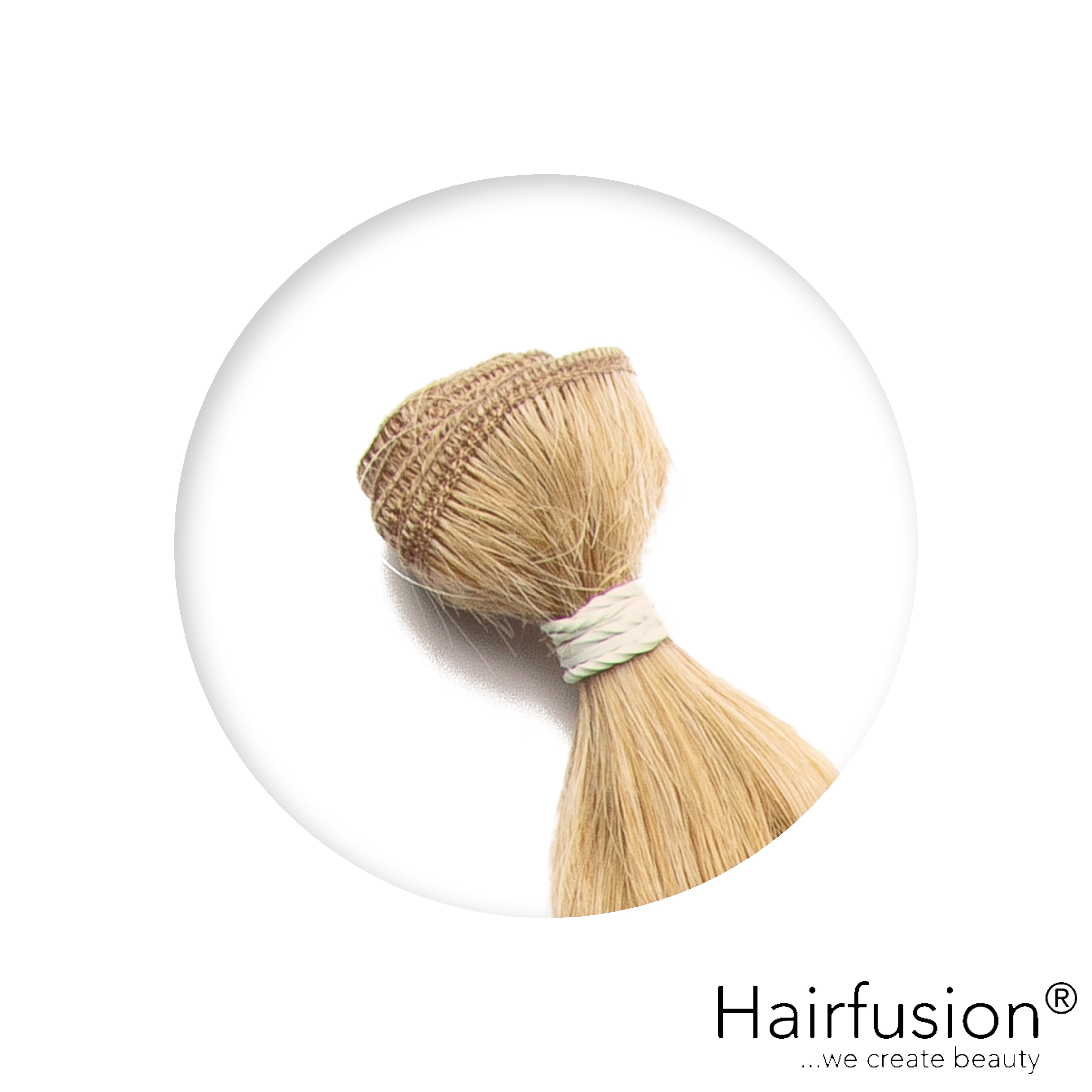 50 gr. INVISIBLE/GENIUS Tresse EINFARBIG Echthaar 40-70 cm