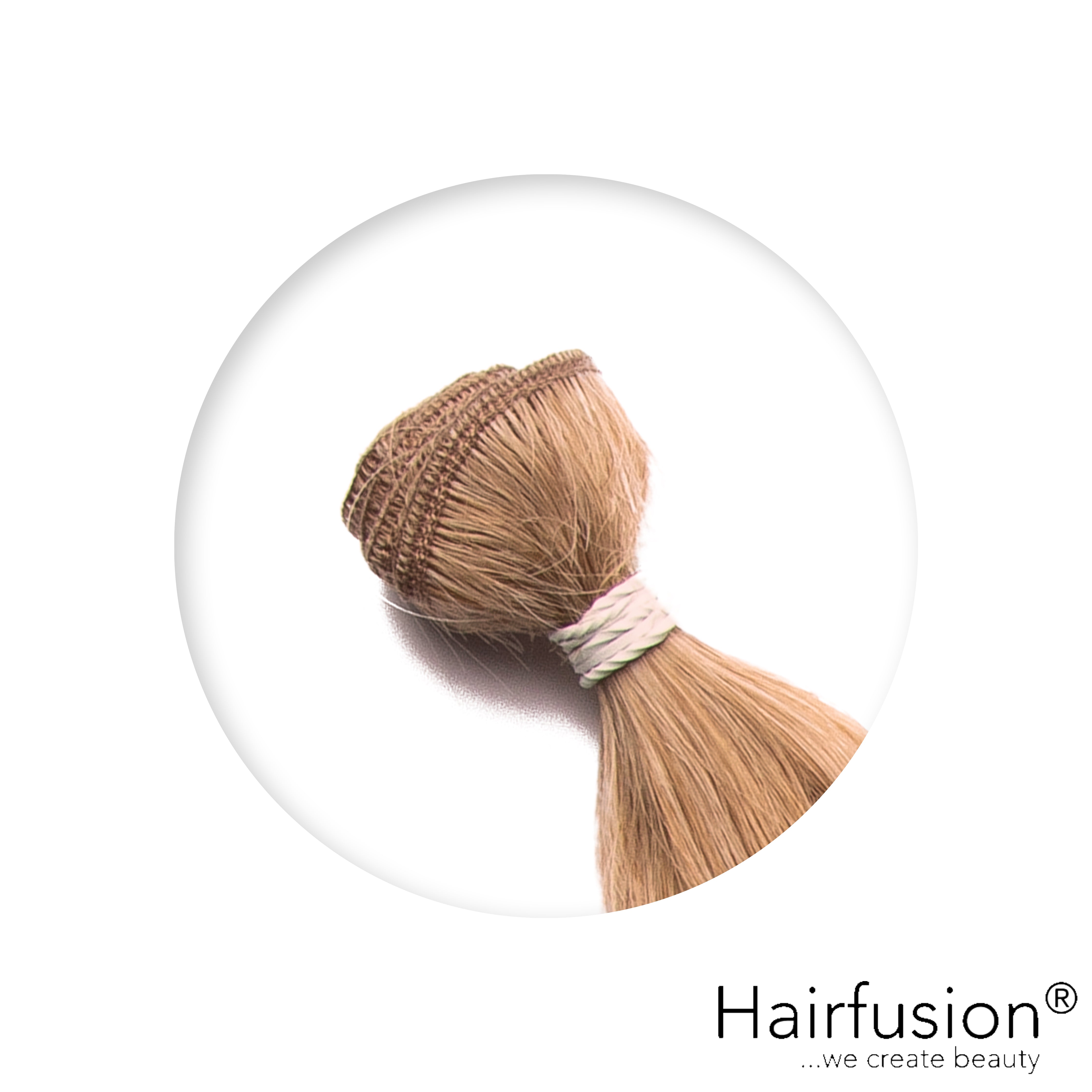 50 gr. INVISIBLE/GENIUS Tresse EINFARBIG Echthaar 40-70 cm