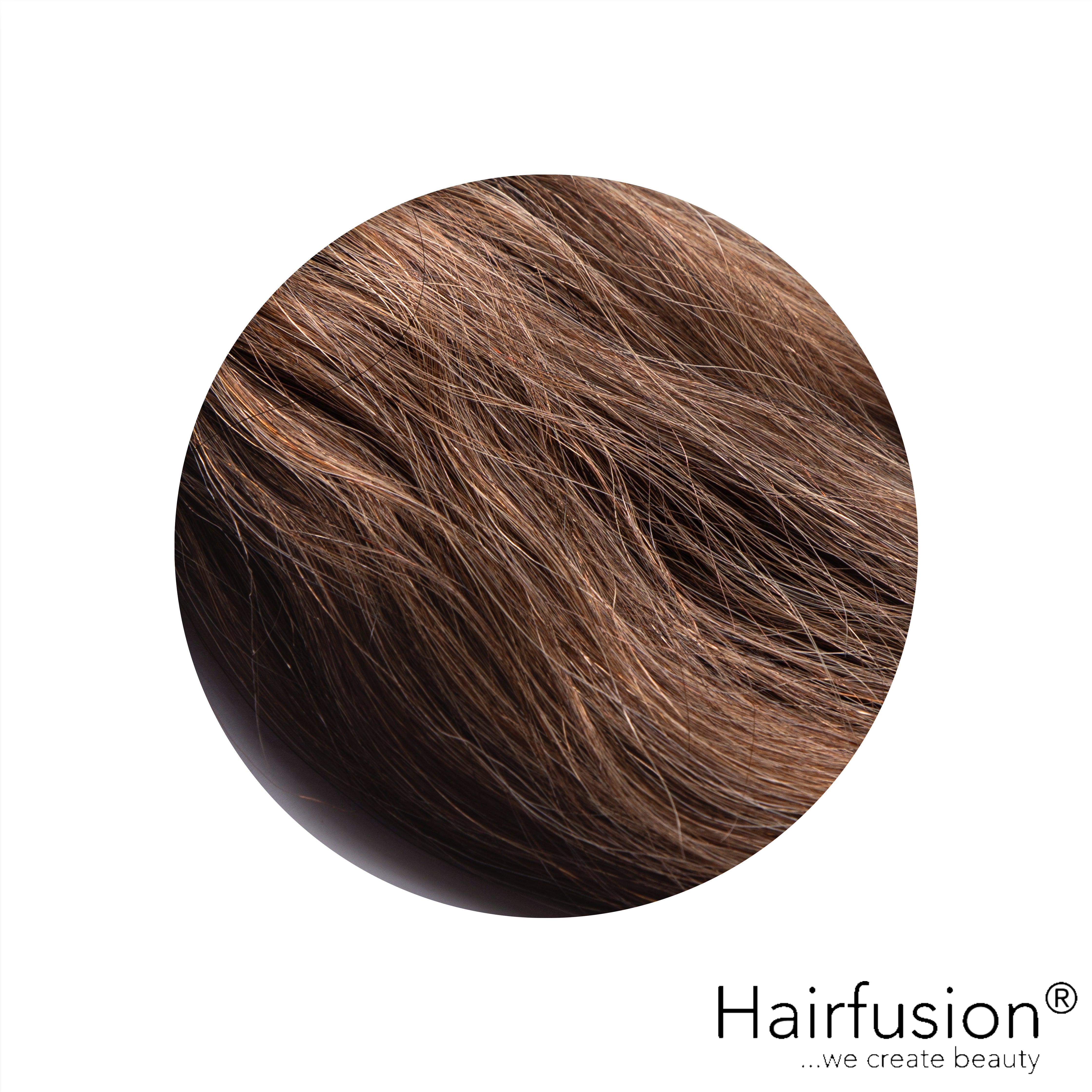Haarverlängerung 50 gr. Invisible Tresse EINFARBIG Echthaar von HAIRFUSION