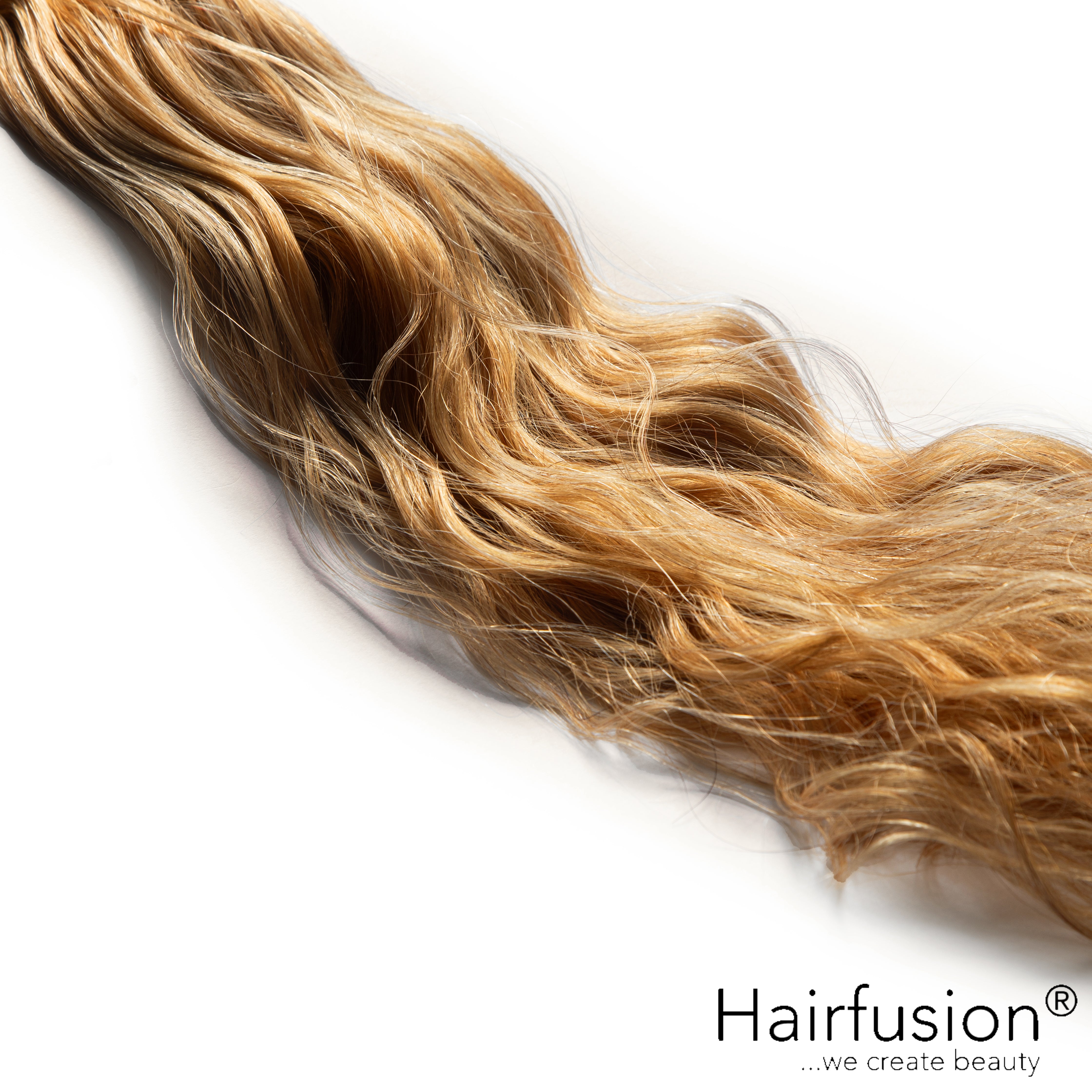 Haarverlängerung 50 gr. Invisible Tresse EINFARBIG Echthaar von HAIRFUSION