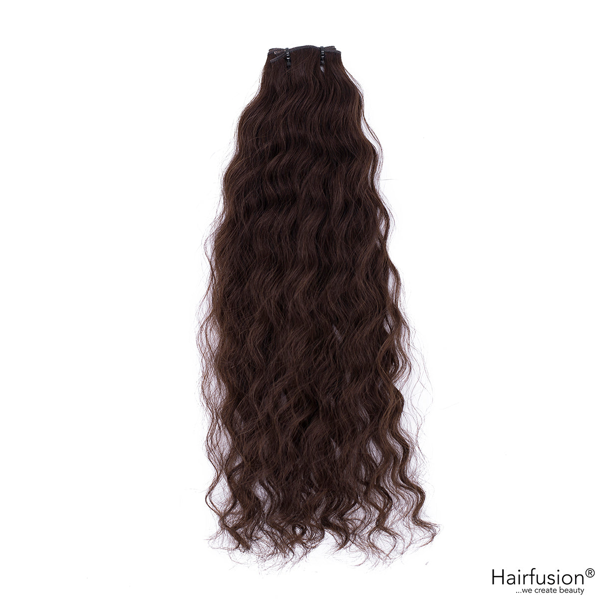 Haarverlängerung 50 gr. Invisible Tresse EINFARBIG Echthaar von HAIRFUSION