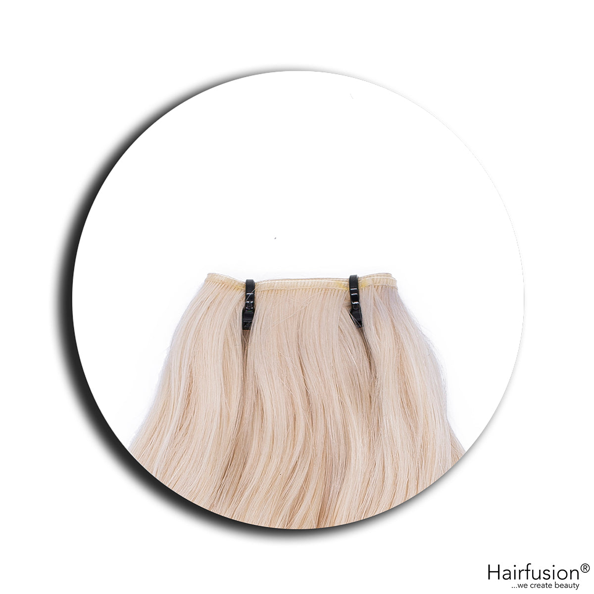 50 gr. INVISIBLE/GENIUS Tresse EINFARBIG Echthaar 40-70 cm